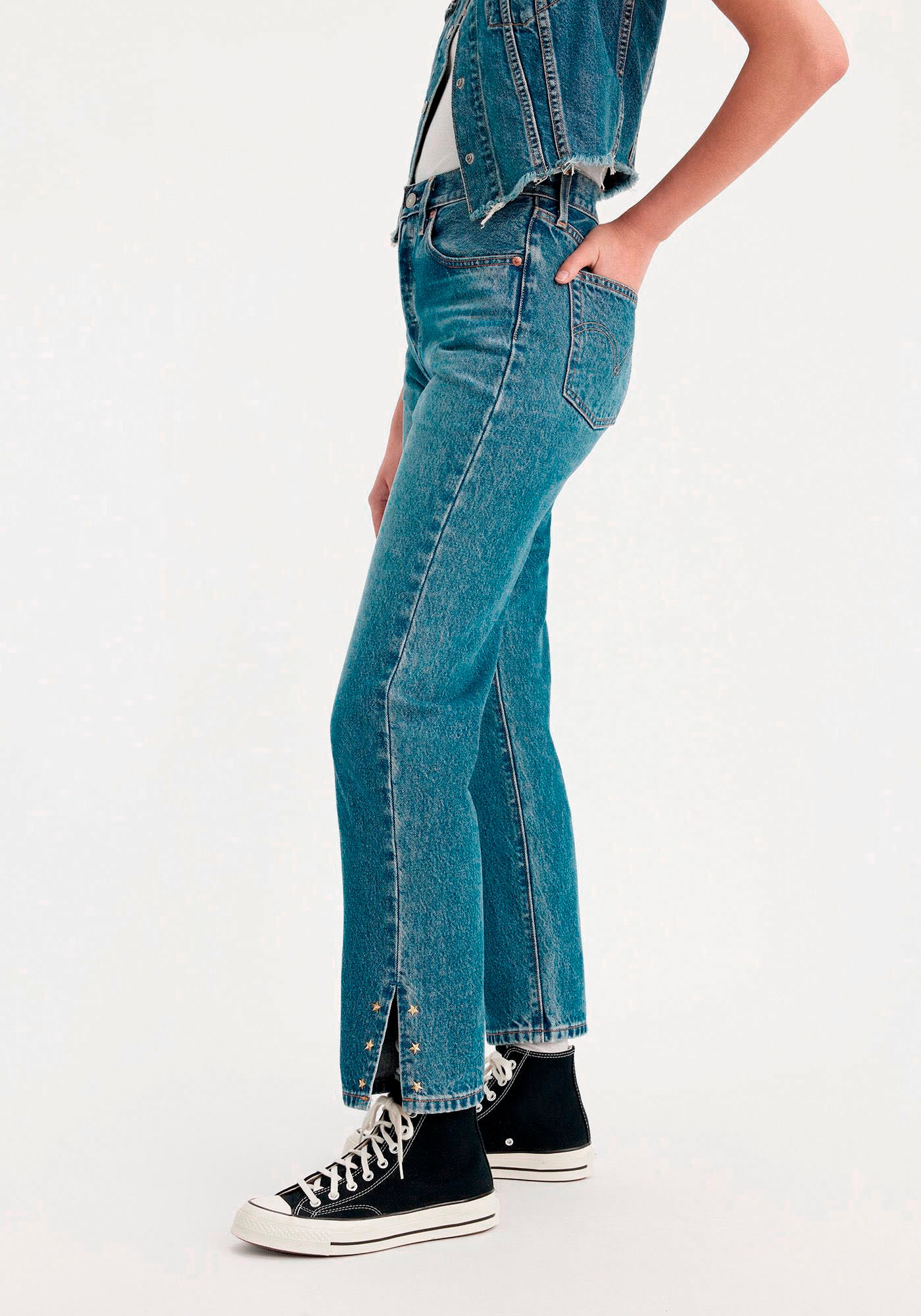 Levi's® 7/8-Jeans »501 Crop«, 501 Collection, 5-Pocket-Style