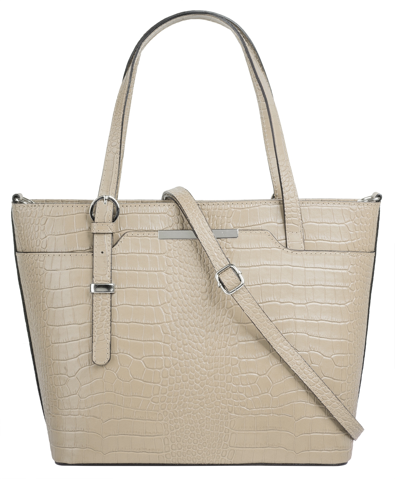 Cluty Henkeltasche, echt Leder, Made in Italy kaufen