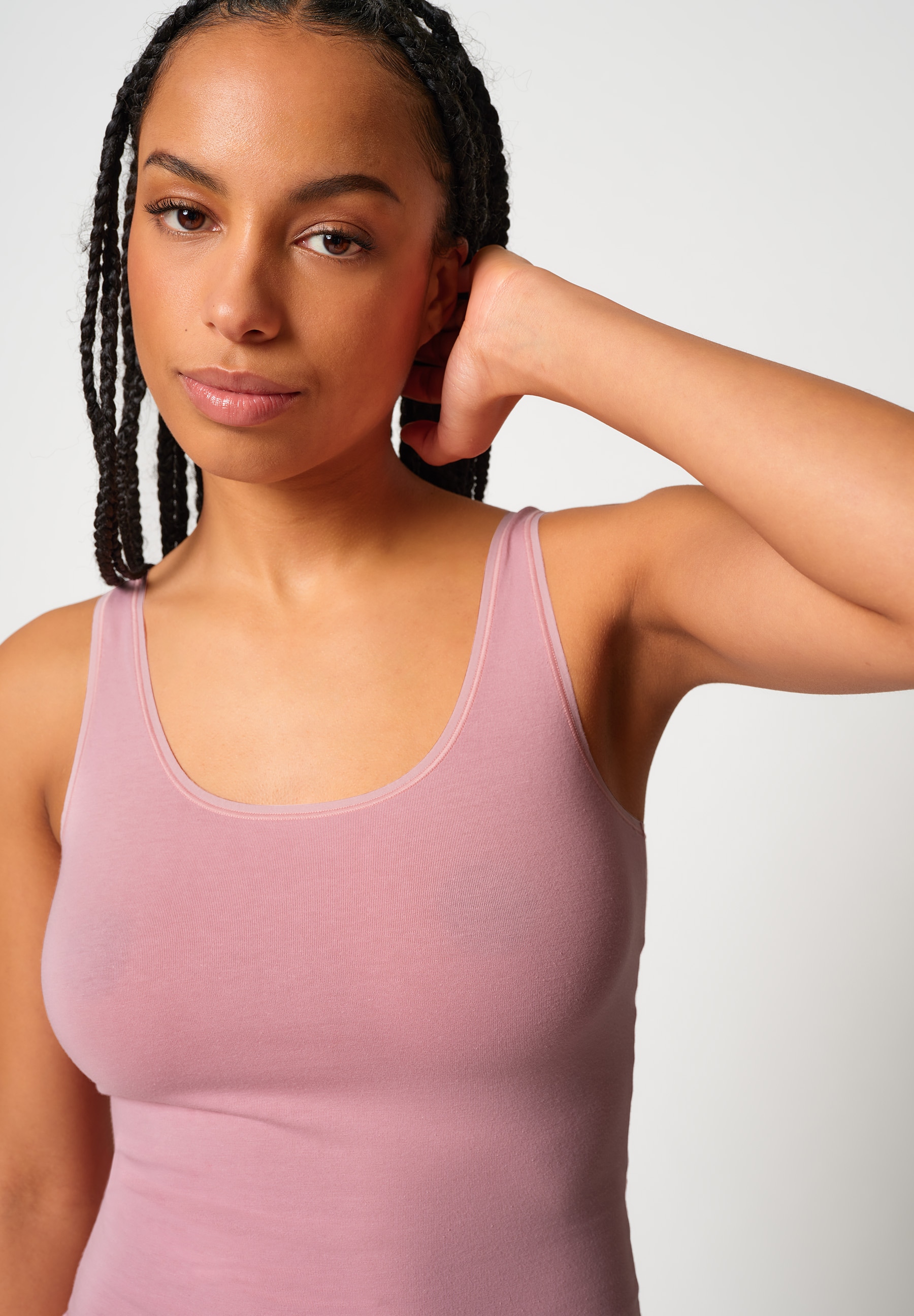 Skiny Unterhemd »Cotton Advantage« 2er Pack,  bequem, weich, basic, eng, Baumwollmix