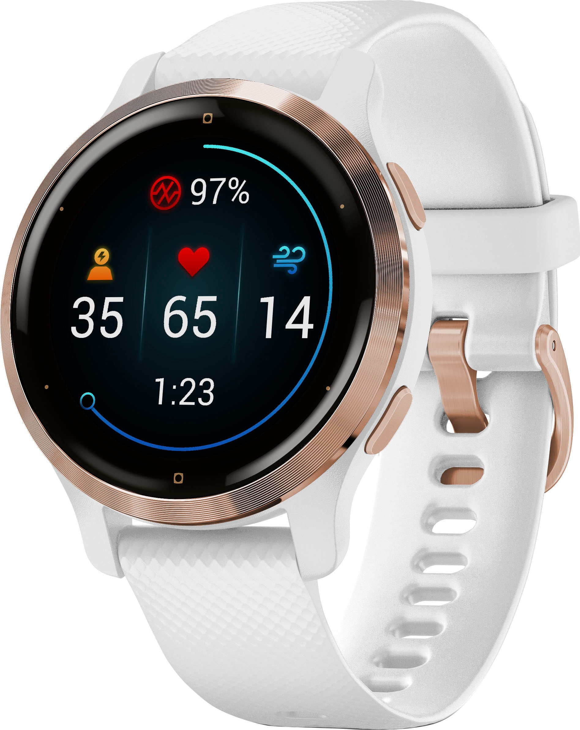 2. Bild von Garmin Smartwatch »Venu 2S«, (2,8 cm / 1,1 Zoll), 8 GB, 25 vorinstallierten Sport-Apps)
