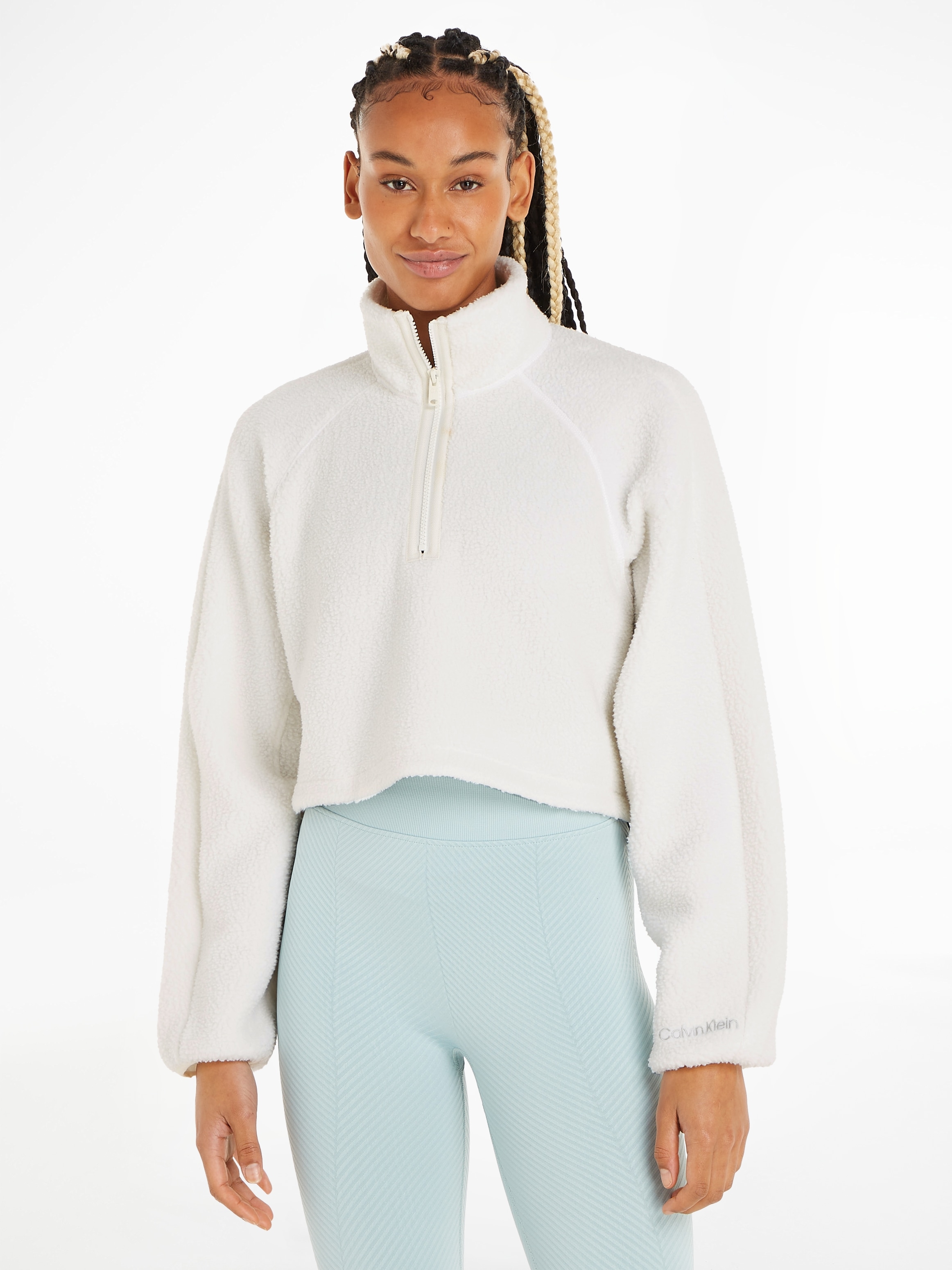 Calvin Klein Sport Stehkragenpullover »HYBRID - Sherpa Pullover« bestellen