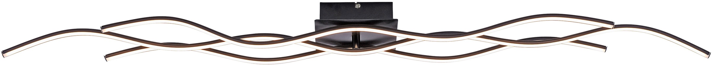 JUST LIGHT Deckenleuchte »WAVE« LED-Board 1 Stk. Warmweiß Deckenlampe günstig online kaufen