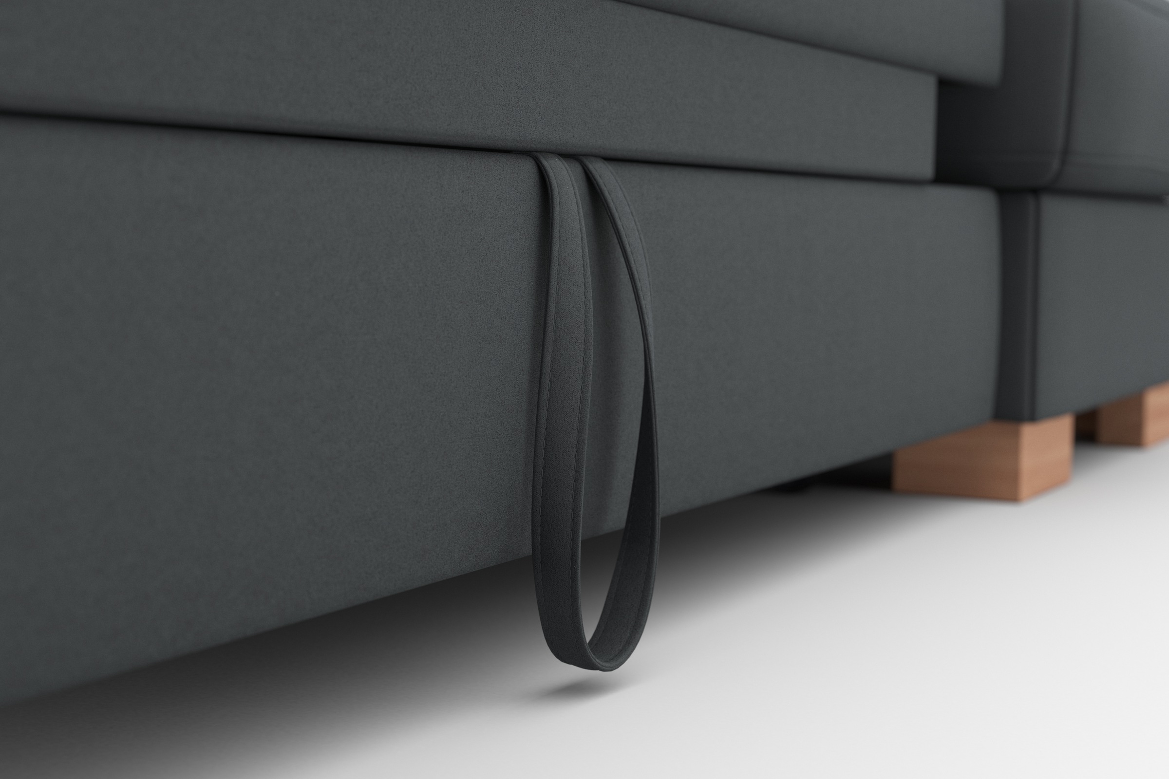 sit&more Ecksofa »Quincy L-Form«, wahlweise mit Bettfunktion und Bettkasten