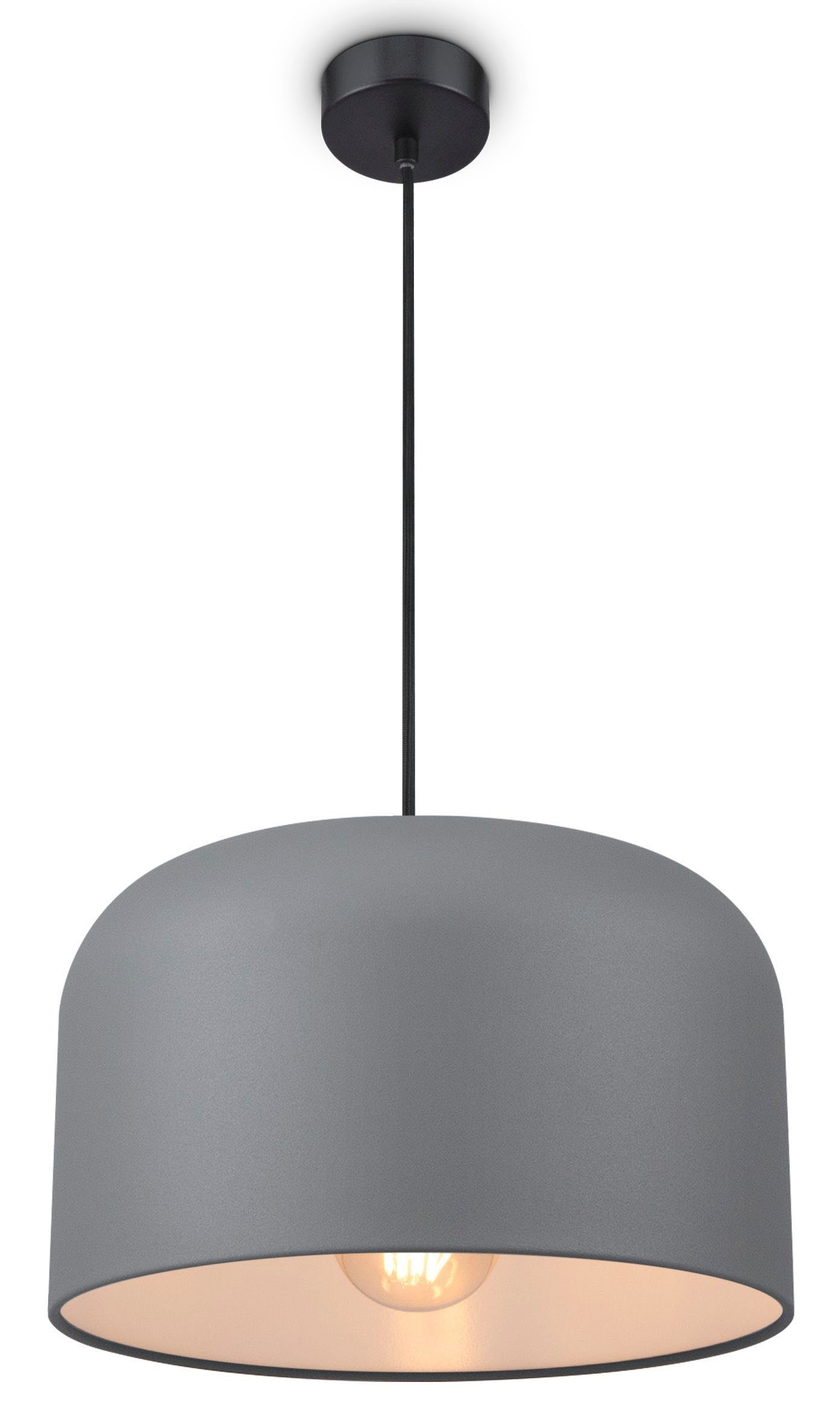 Paco Home Pendelleuchte »BOWL«, 1 flammig, Leuchtmittel E27 | ohne Leuchtmittel