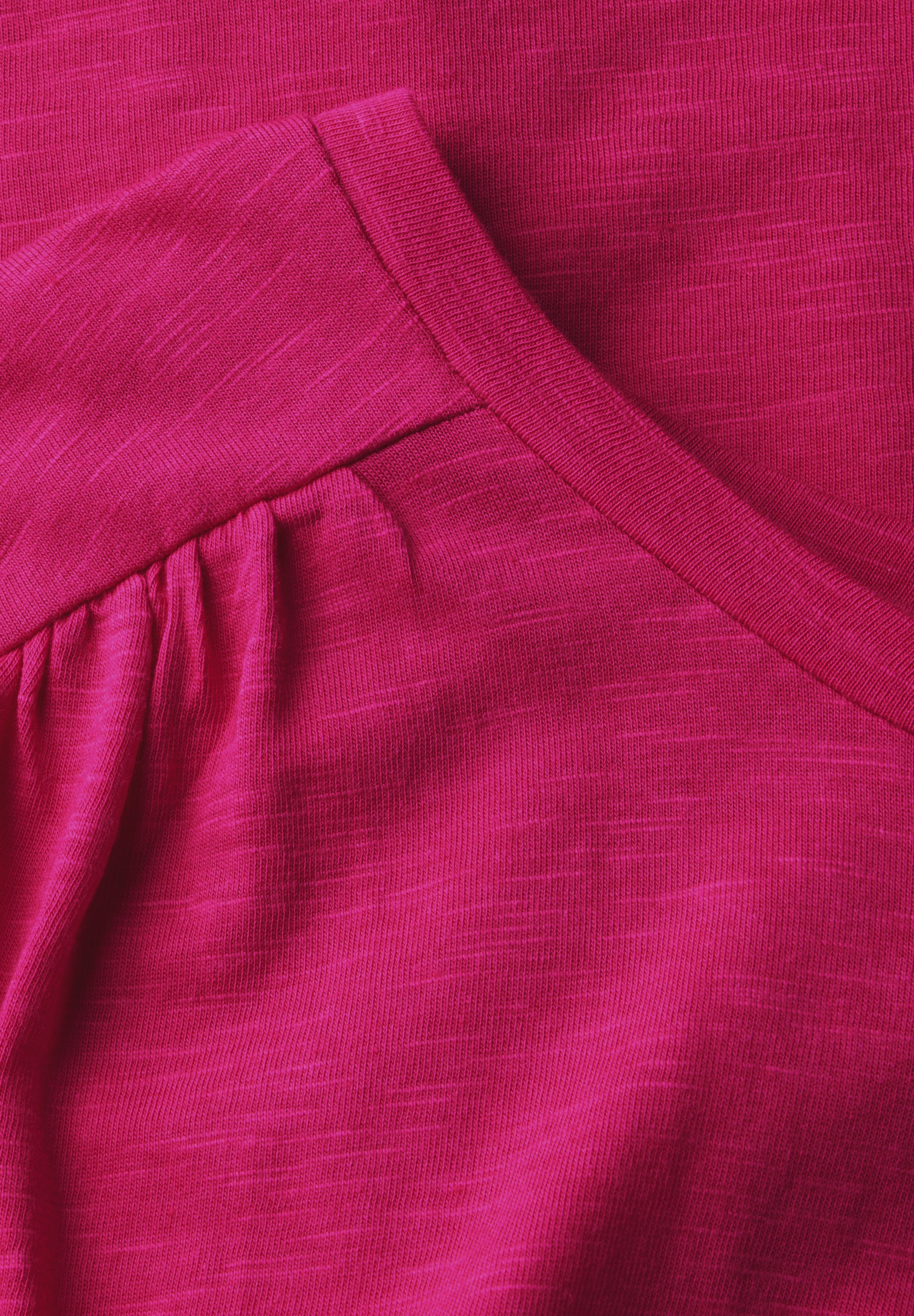 STREET ONE Shirttop, mit Raffung an der Schulter