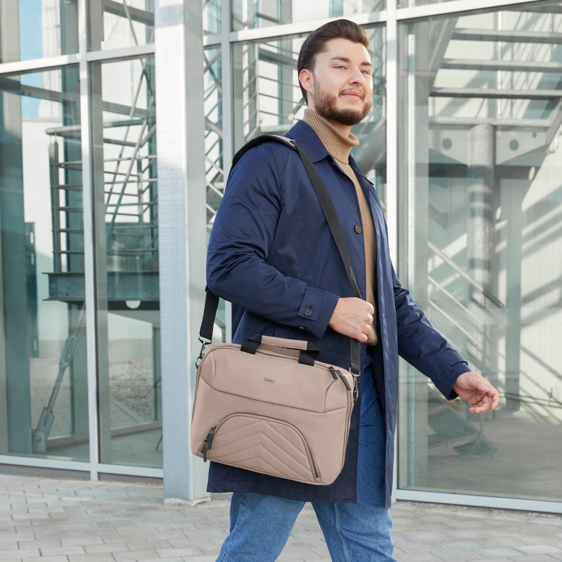 Hama Laptoptasche »Laptoptasche für 15,6" - 16,2" (Tragegurt, Tabletfach, 3 extra Fächer)« Universell, nachhaltig, umweltbewusst