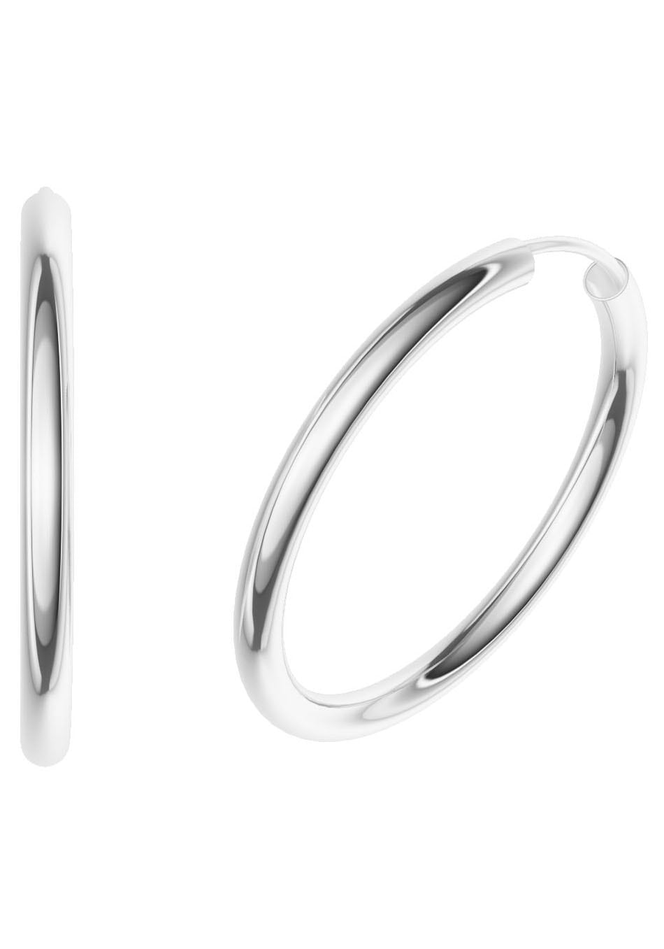 Firetti Paar Creolen »Schmuck Geschenk Silber 925 2,5 mm breit«, Made in Germany