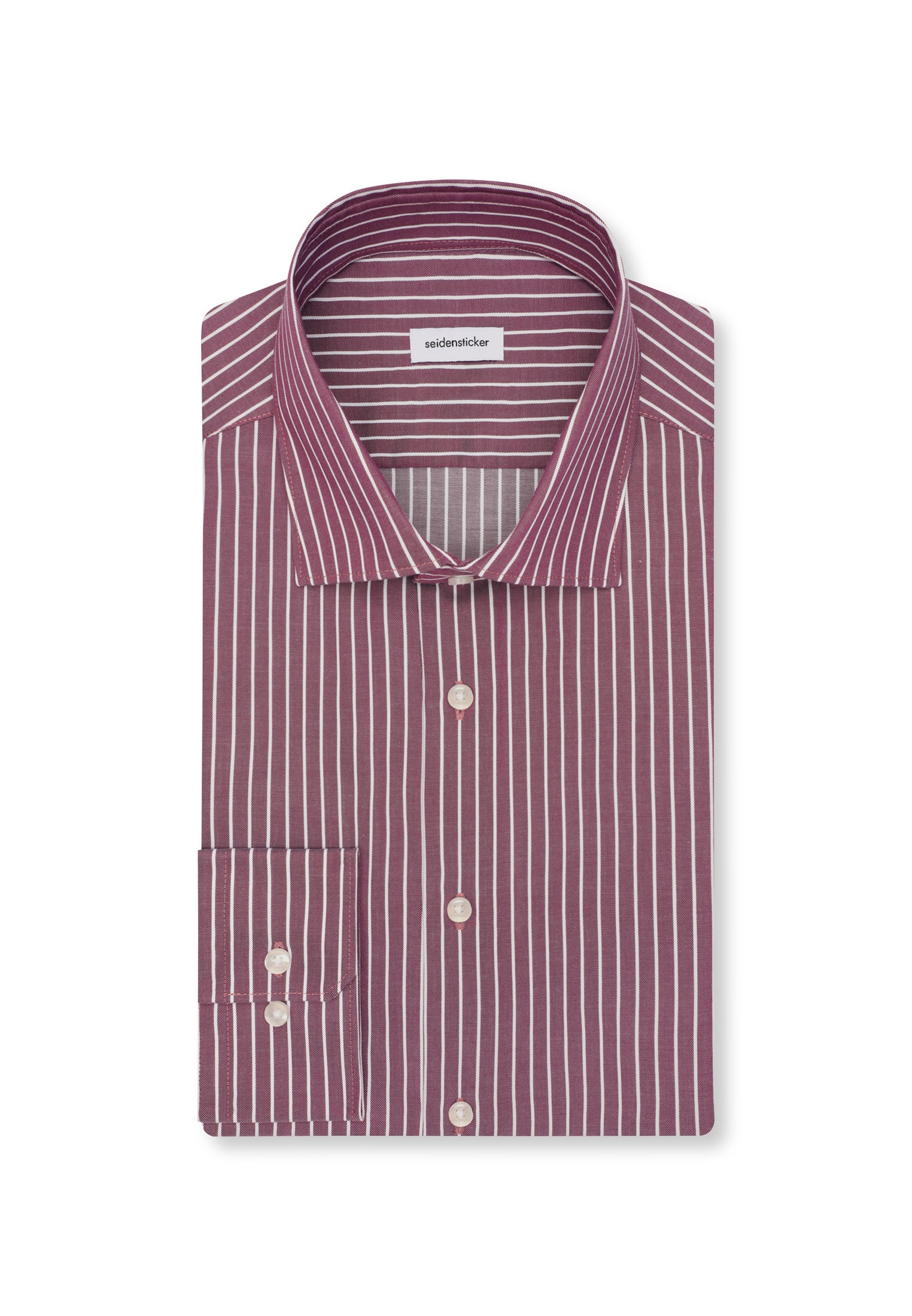 seidensticker Businesshemd »Schwarze Rose« Slim 1/1 Kentkragen Gestreift