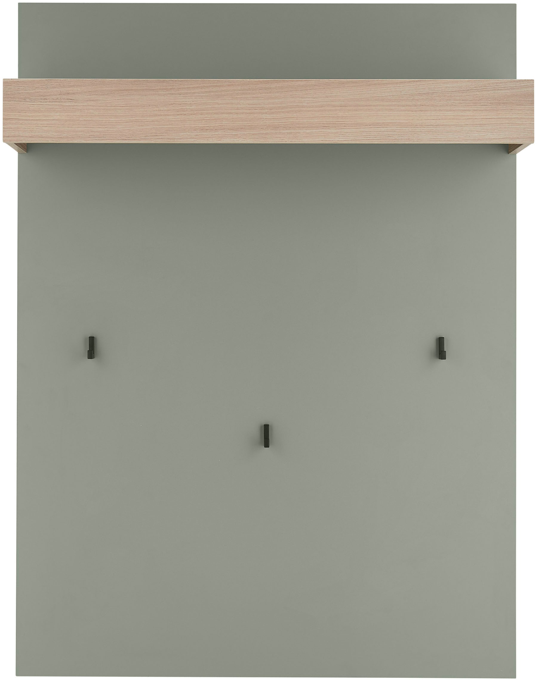 INOSIGN Garderobenpaneel »GiRON/CiTY, Wandregal in vier Farben, Flurgarderobe mit Hutablage«, mit Kleiderstange und Haken, 100 cm breit