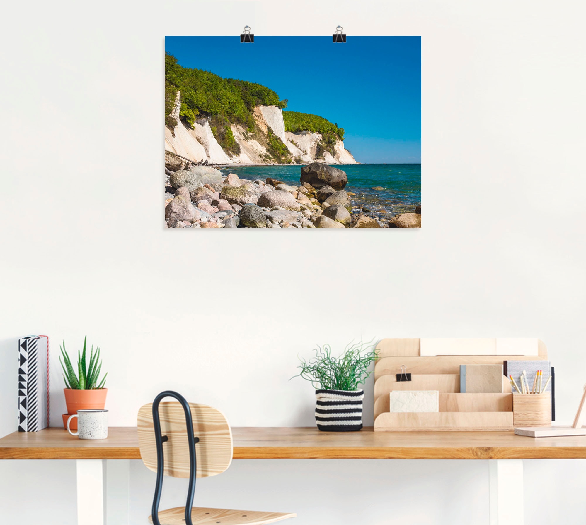 Artland Wandbild »Ostseeküste auf der Insel Rügen«, Küste, (1 St.), als Leinwandbild, Wandaufkleber oder Poster in versch. Größen