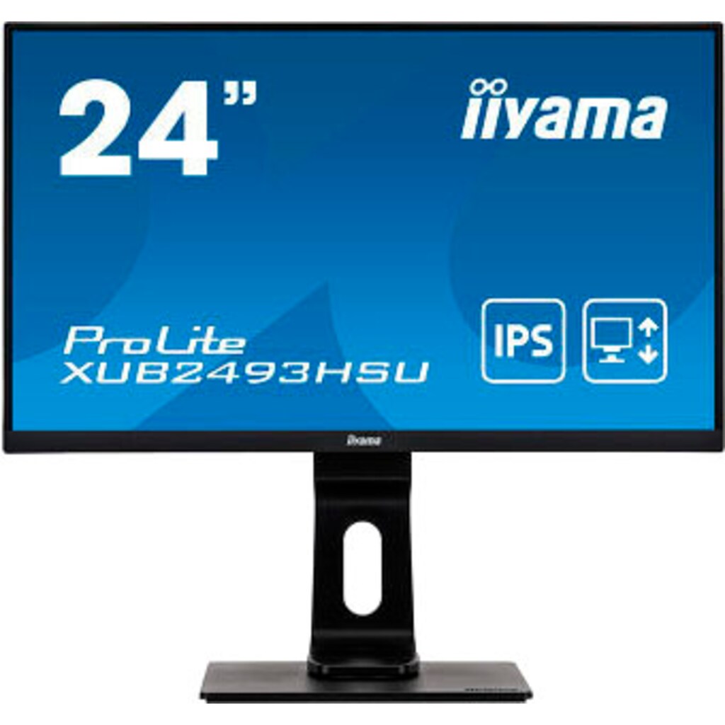 Iiyama LED-Monitor »PROLITE XUB2493HSU-B1«, 60,5 cm/23,8 Zoll, 1920 x 1080 px, Full HD, 4 ms Reaktionszeit, 60 Hz