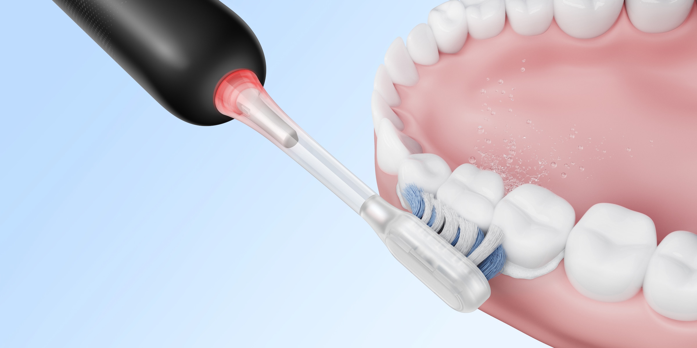 Mova Elektrische Zahnbürste »MOVA Fresh Pro 3DClean™ Electric Toothbrush with App«, 2 St. Aufsteckbürsten, Akku hält 30 Tage, Intuitive Druckerkennung, App- und Bluetooth-fähig