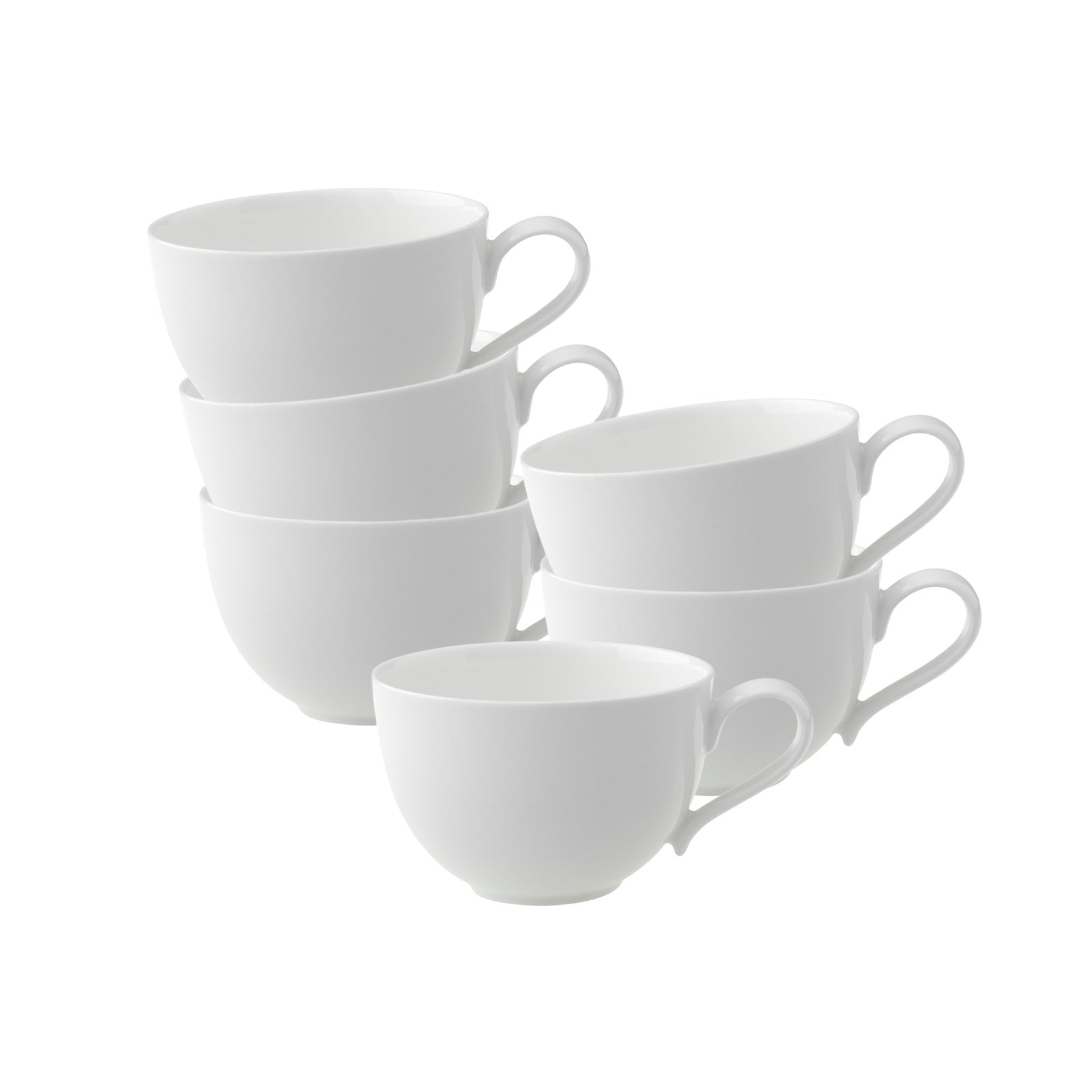 Villeroy & Boch Tasse »Kaffeetassen New Cottage Basic 150 ml 6er Set weiß« günstig online kaufen