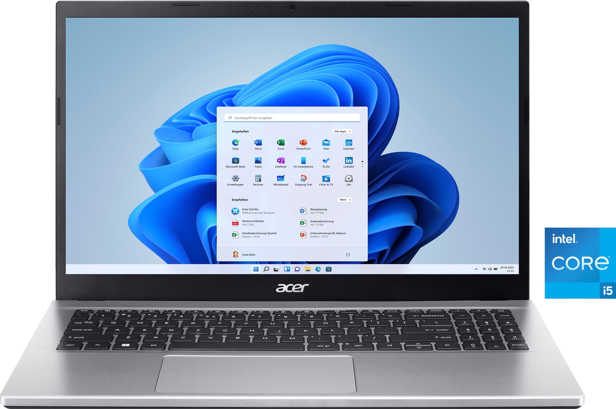 Acer Notebook »A315-59G-50P1«, 39,62 cm, / 15,6 Zoll, Intel, Core i5, GeForce MX550,... kaufen