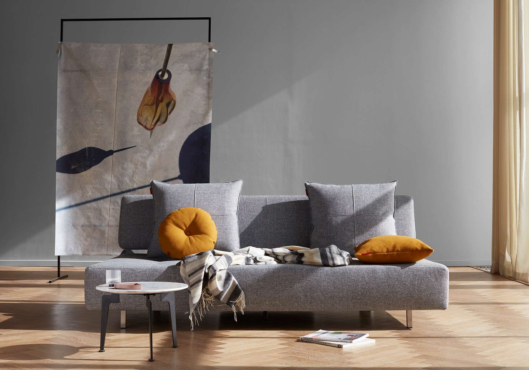 INNOVATION LIVING ™ Schlafsofa »Longhorn, Gästebett, Couch, Tagesliege, Bettsofa,«, Schlaf-, Relax-, oder Sitzposition, Liegefläche 140x200 cm