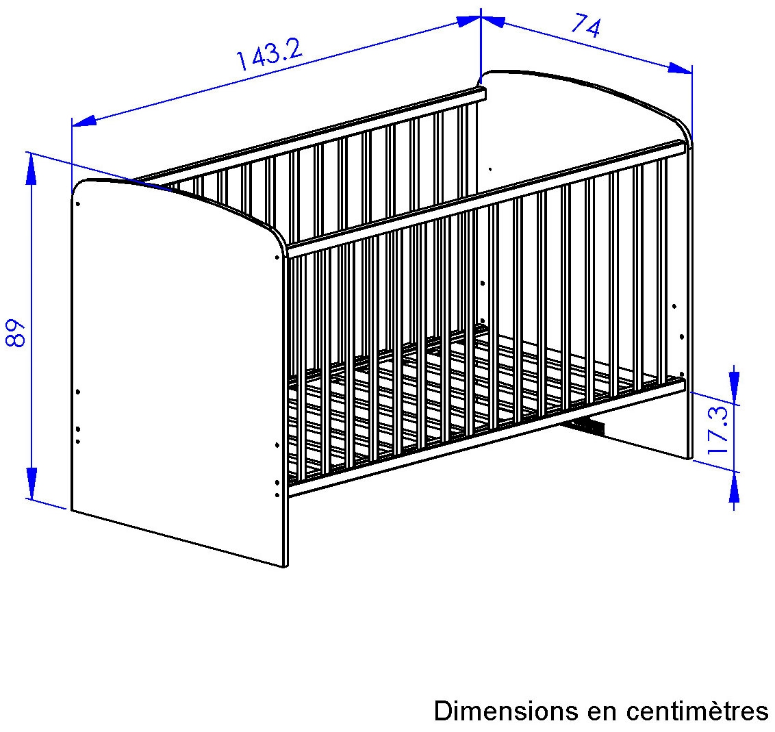Gami Babybett »BASILE« 1 tlg. tlg.