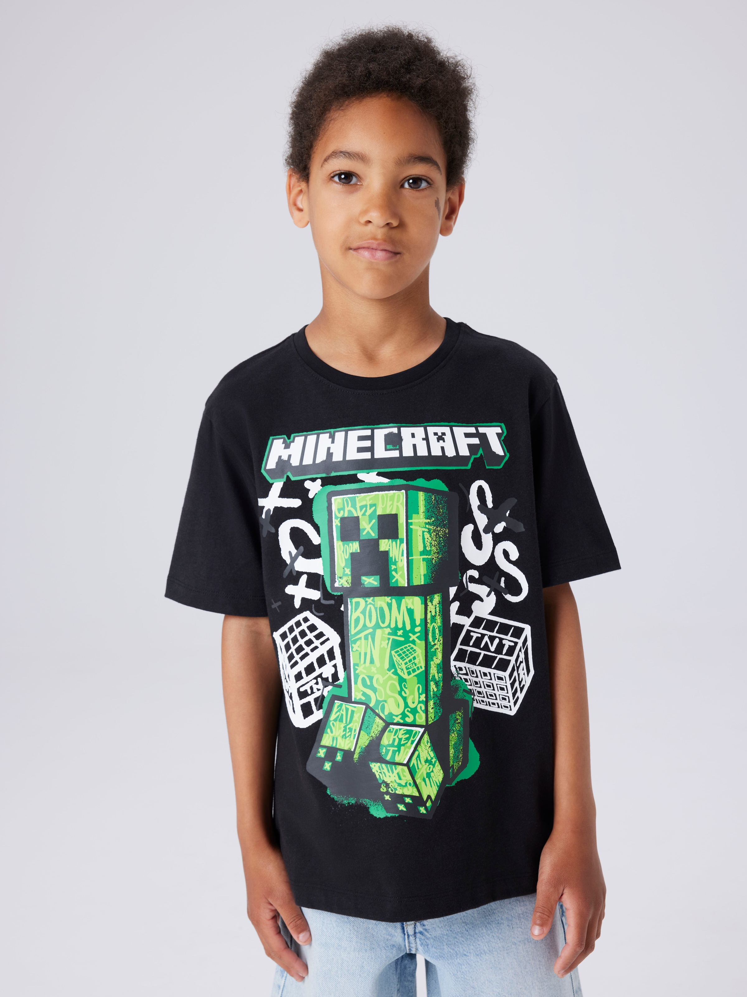 Name It T-Shirt »NKMDI MINECRAFT SS NREG TOP BOX NOOS BFU«
