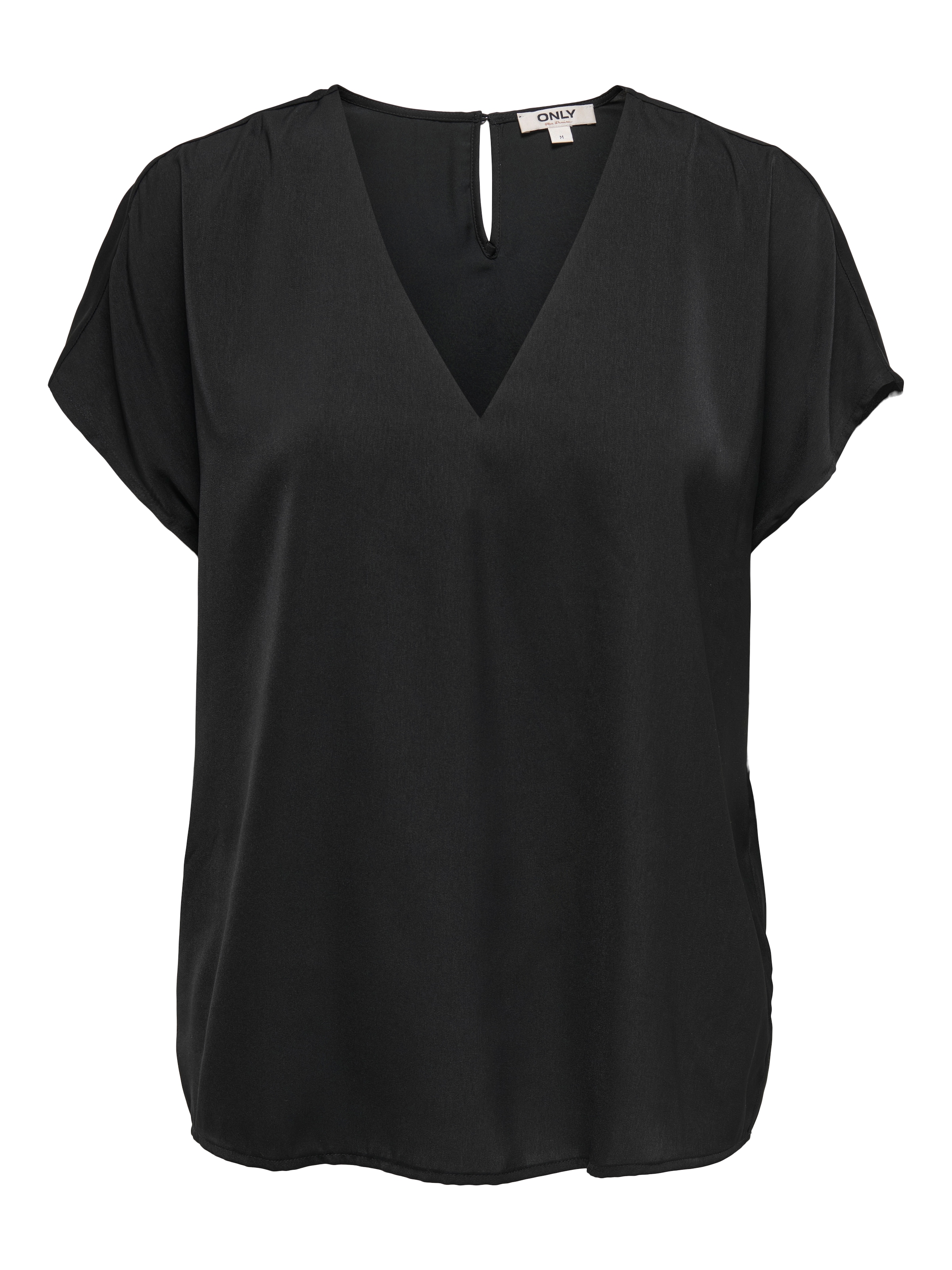 ONLY V-Shirt »ONLLUCY LIFE SS V-NECK TOP WVN«