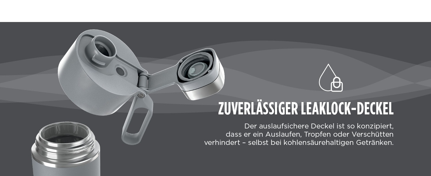 NINJA Isolierflasche »Ninja Thirsti Reiseflasche – 530 ml DW1801EUU / 700 ml DW2401EUU«, Getränke bleiben 24 Stunden kalt, 12 Stunden heiß, Eis hält 2 Tage