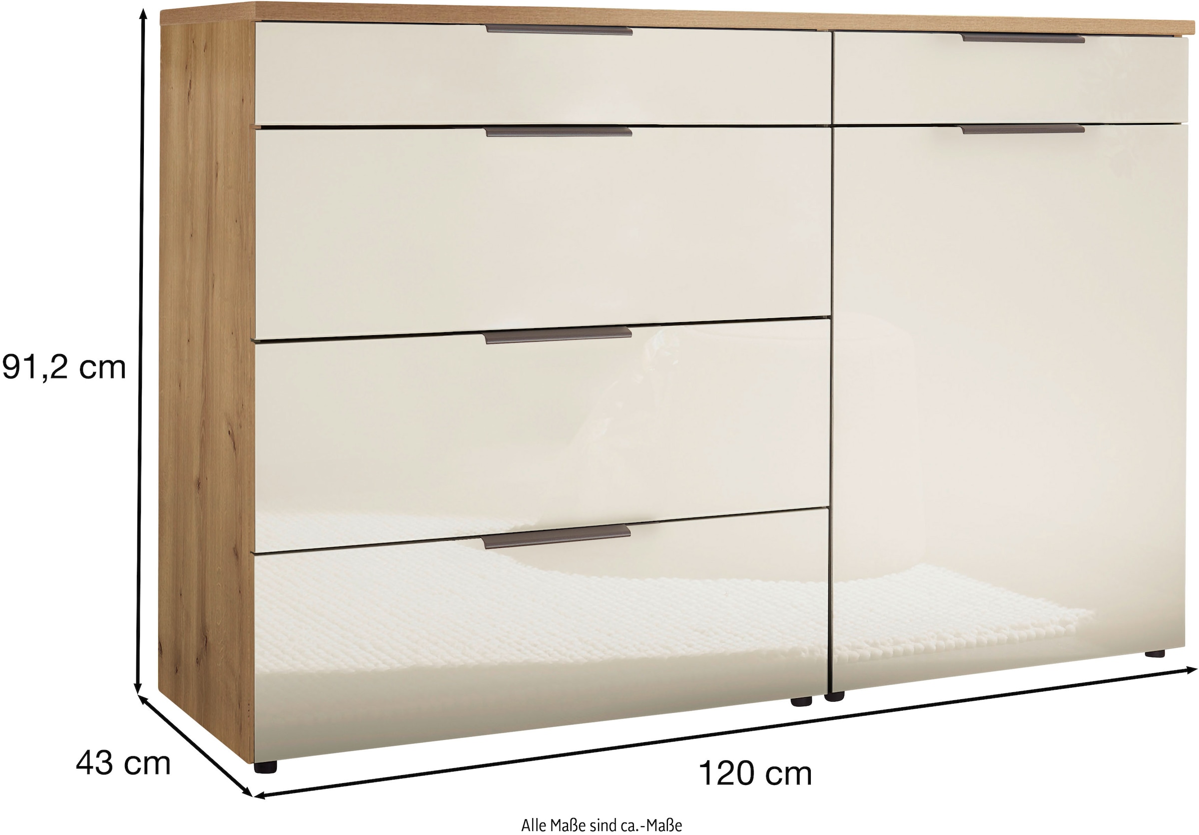 WIEMANN Kombikommode »Como« vormontiert