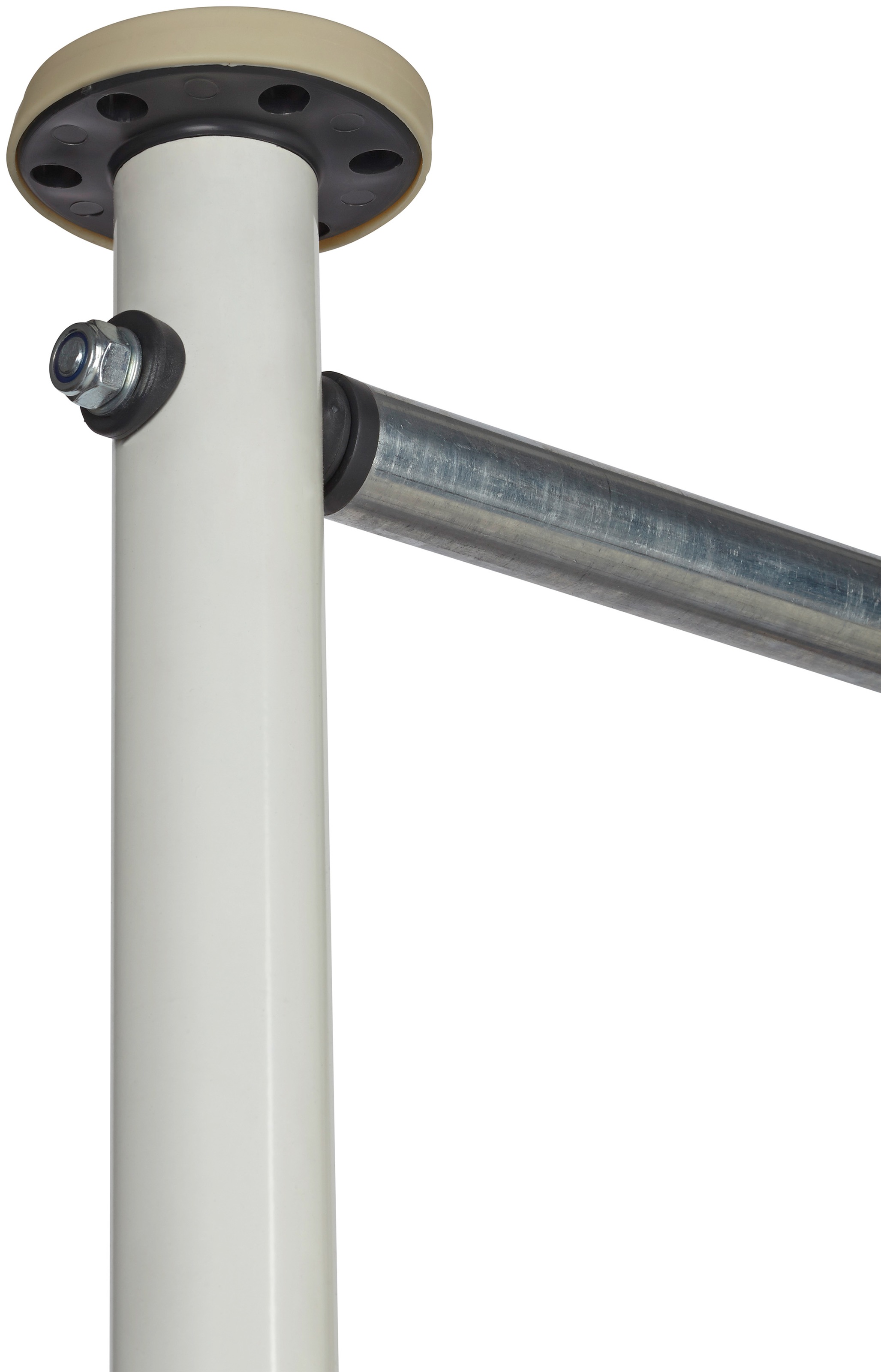 Angerer Freizeitmöbel Klemm-Senkrechtmarkise gelb/grau, BxH: 120x225 cm