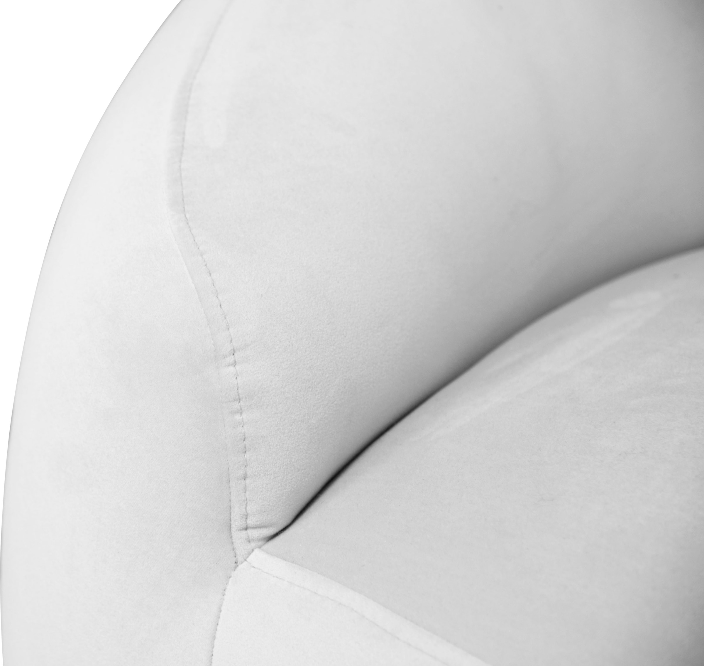 LeGer Home by Lena Gercke Big-Sofa »YANI Designersofa, organische Form, Maße B/T/H: 240/64/81 cm«, mit Wellenunterfederung, auch in Bouclé, passend zur Serie