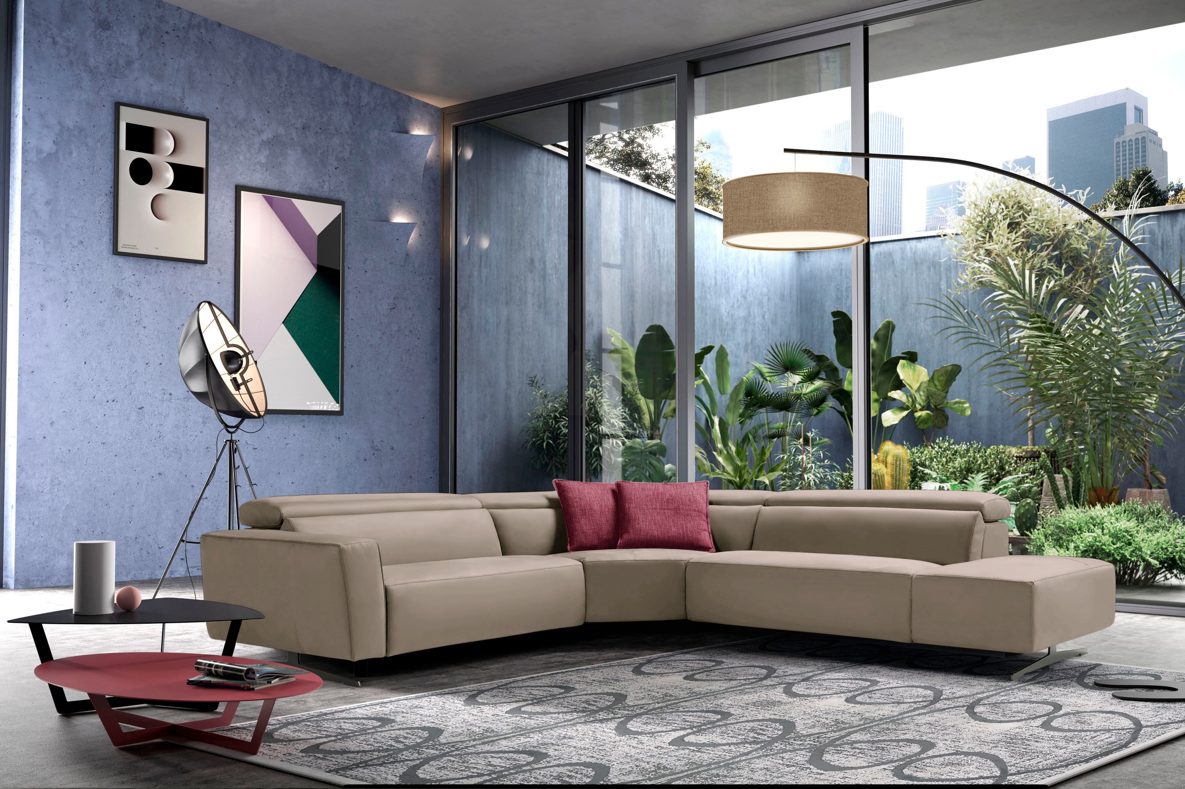 Egoitaliano Ecksofa »Stefanie-e, Designsofa der Extraklasse, bequem mit hoh günstig online kaufen