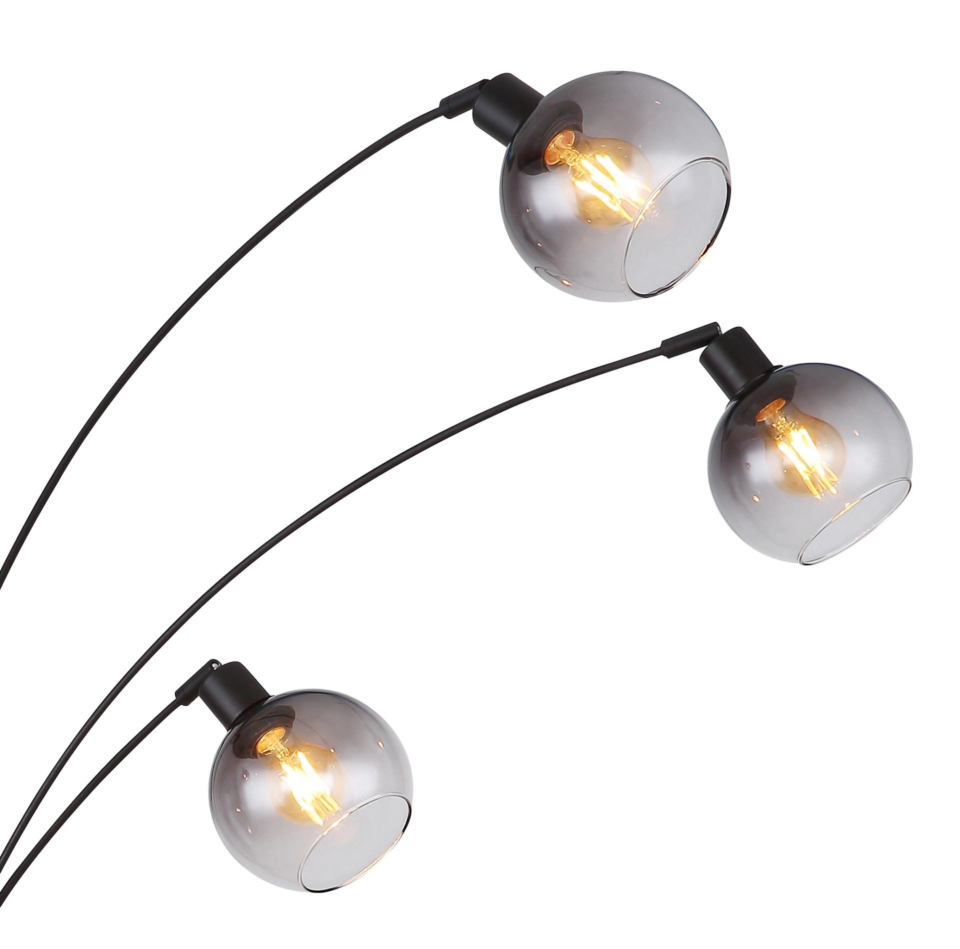 GLOBO LIGHTING Stehlampe »SEYMOUR«, Leuchtmittel E27 | ohne Leuchtmittel, Stehleuchte, Glas, Design Leuchte, Wohnzimmer