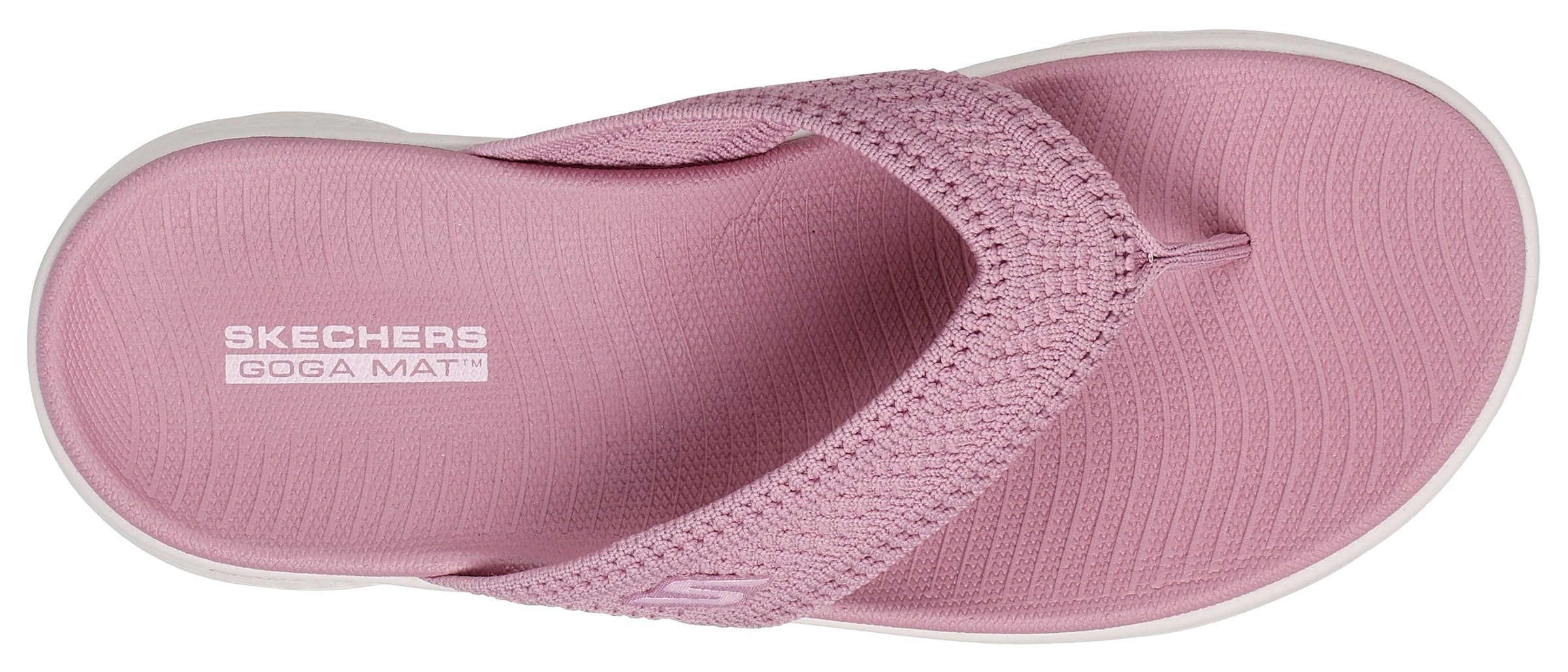 Skechers Zehentrenner »GO WALK FLEX SANDAL«, Badeschuh, Strandschuh, Sommerschuh mit Goga Mat Fußbett