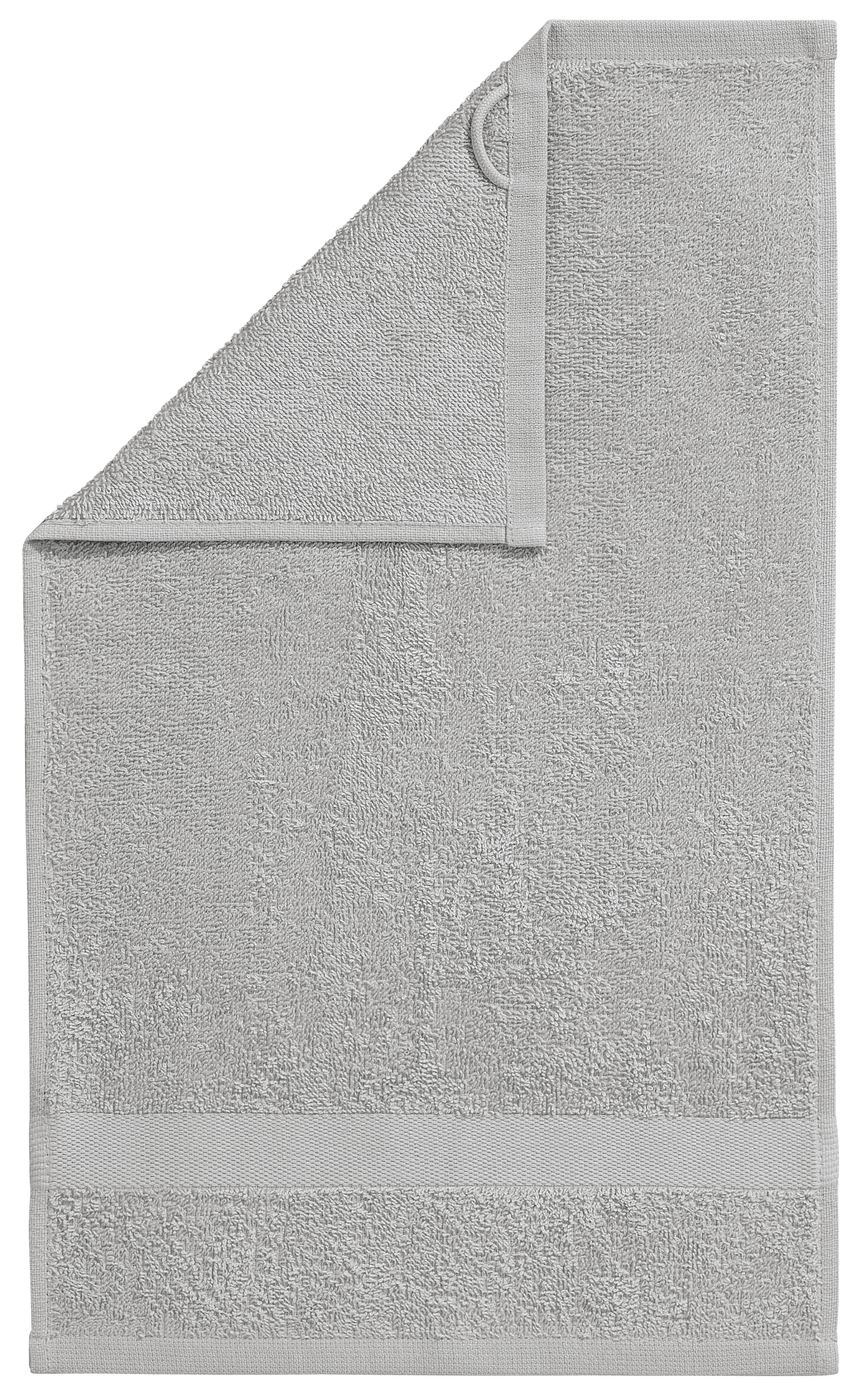 OTTO home Gästehandtücher »Vanessa, 8 Gästehandtücher, 30x50cm, in Standard- und Premium-Qualität« Handtücher mit Bordüre, 100% Baumwolle, einfarbig, weich