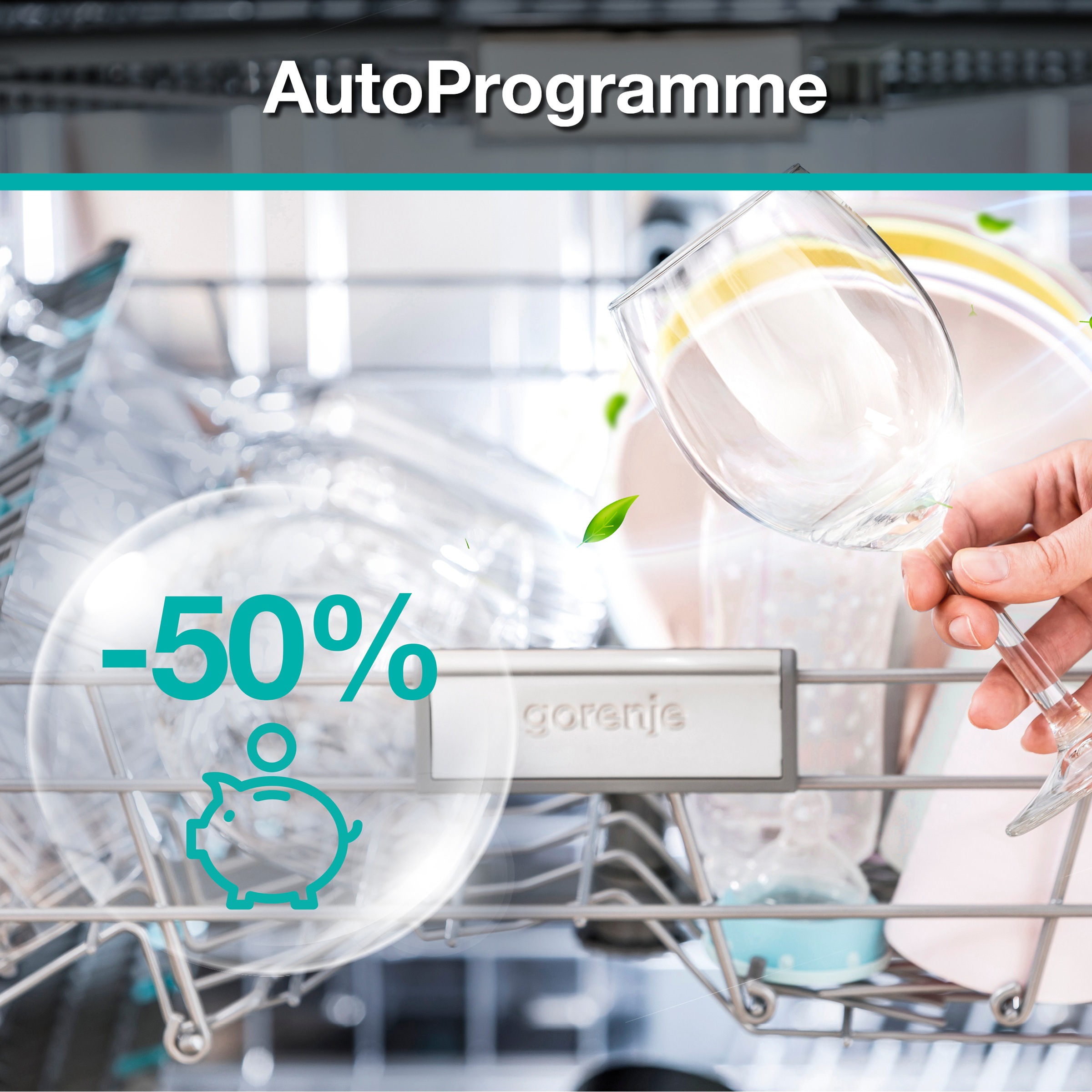 GORENJE Unterbaugeschirrspüler »GU642D90X« 9,5 l 14 Maßgedecke