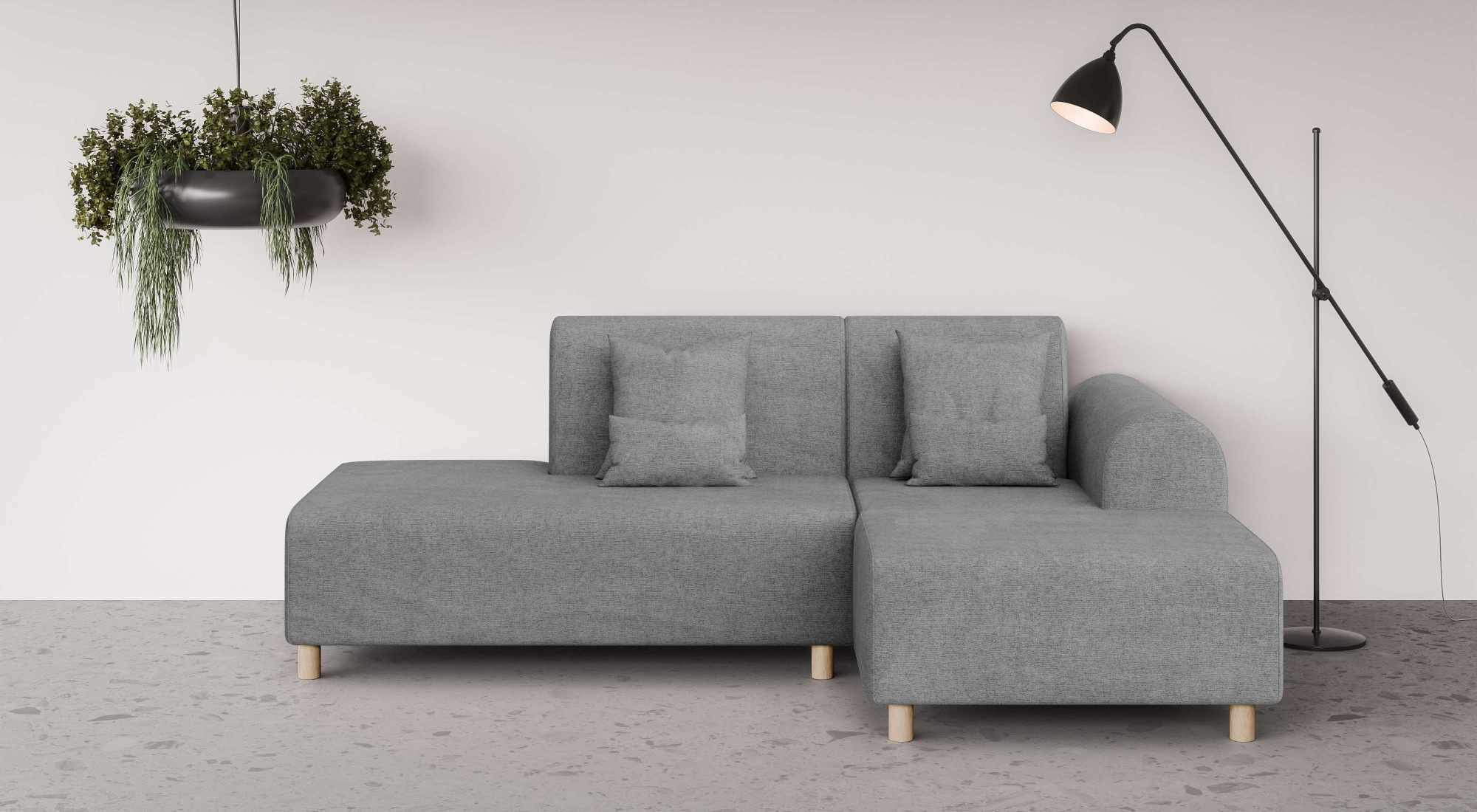 INOSIGN Ecksofa »Suyala«, L-Form mit Hocker günstig online kaufen
