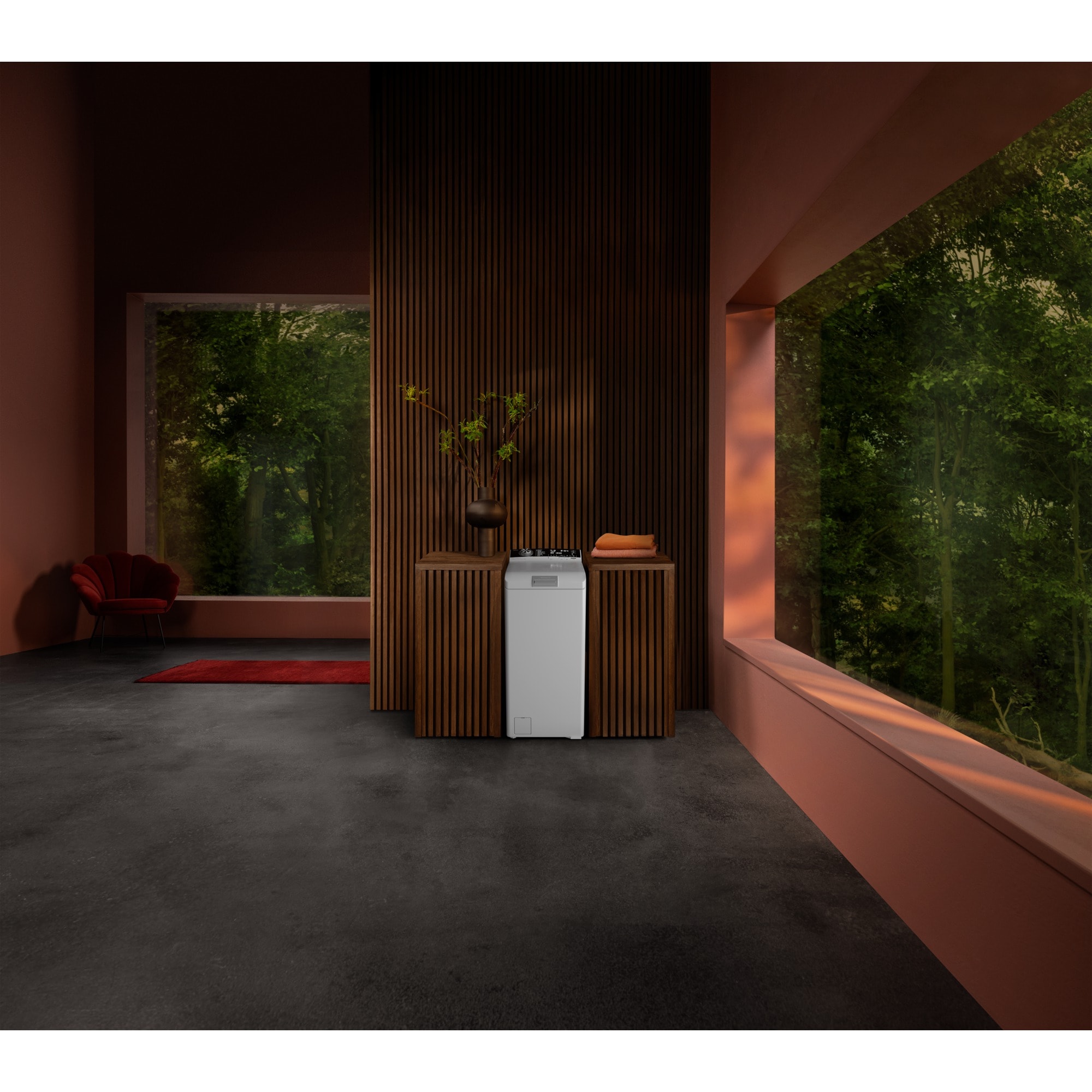 AEG Waschmaschine Toplader »LTR7A56STL« 6 kg 1500 U/min ProSteam®: Auffrischen mit Dampf statt Waschen und 96 % Wasser sparen