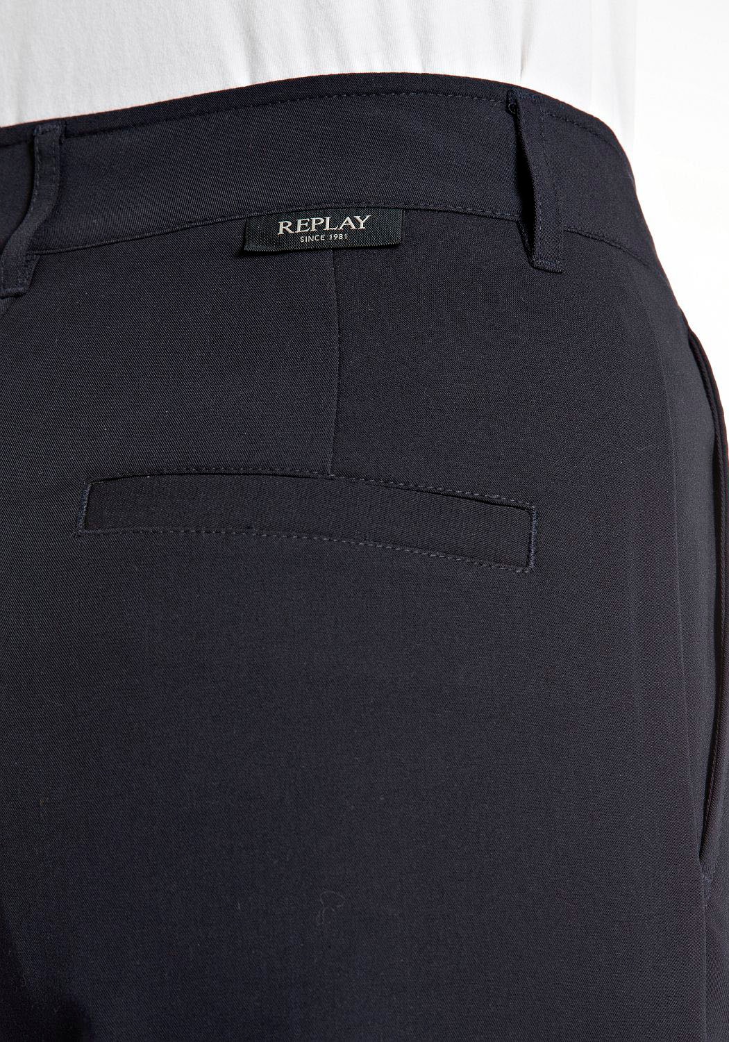 Replay Bundfaltenhose