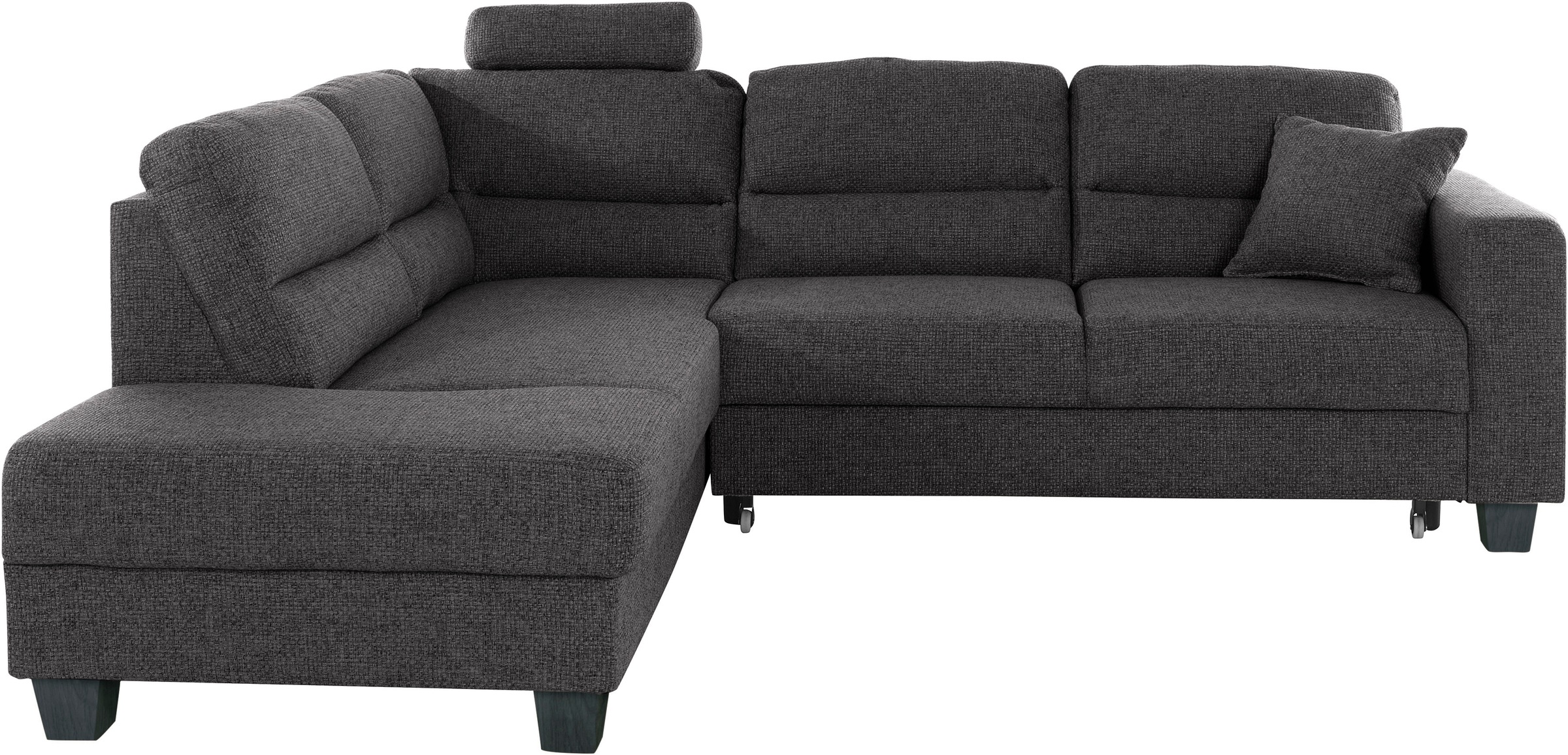 TRENDMANUFAKTUR Ecksofa »Chamber, zeitlos und modern, hoher Sitzkomfort, L-Form«, wahlweise mit Schlaffunktion