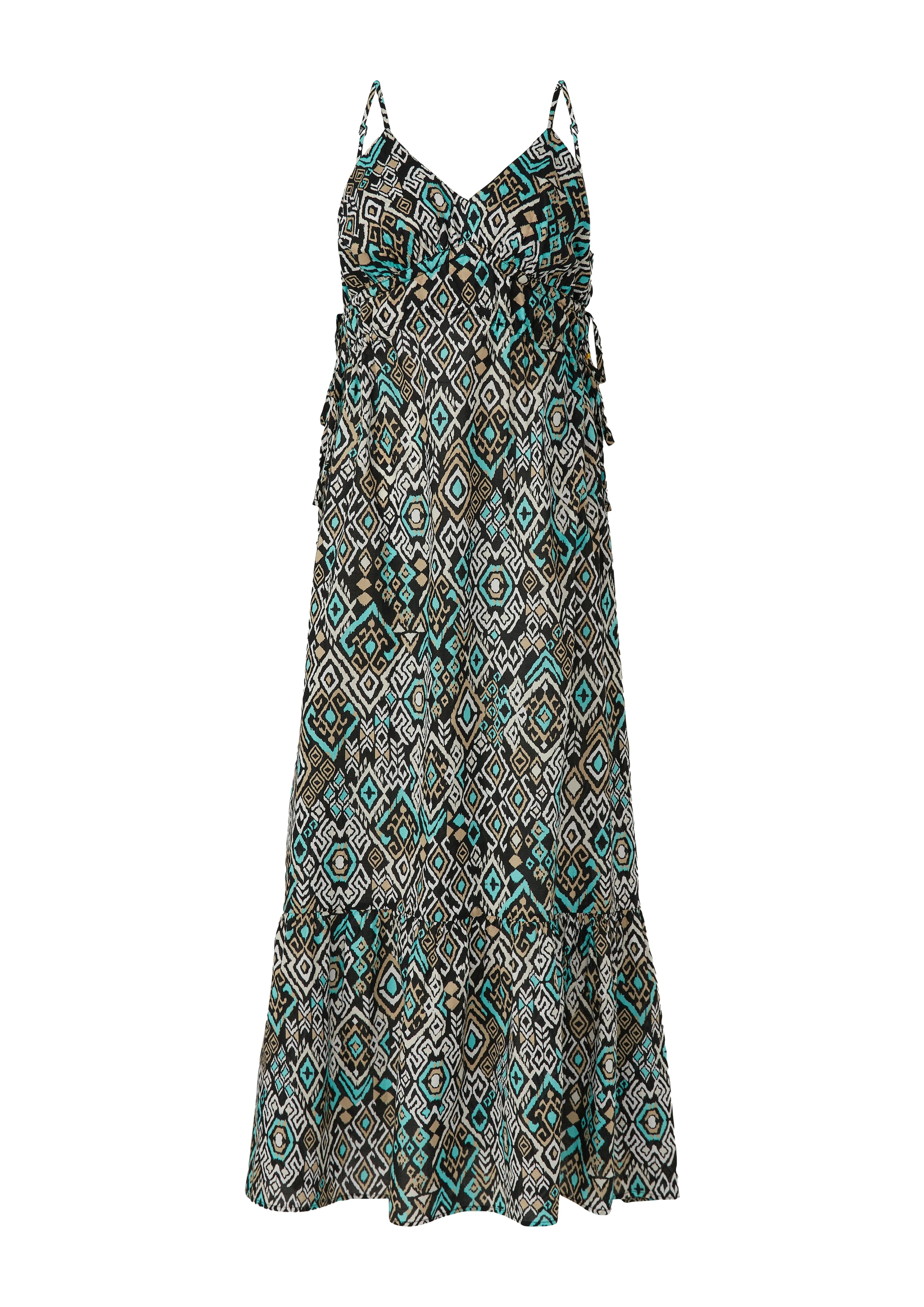 s.Oliver Maxikleid, mit All-Over Print