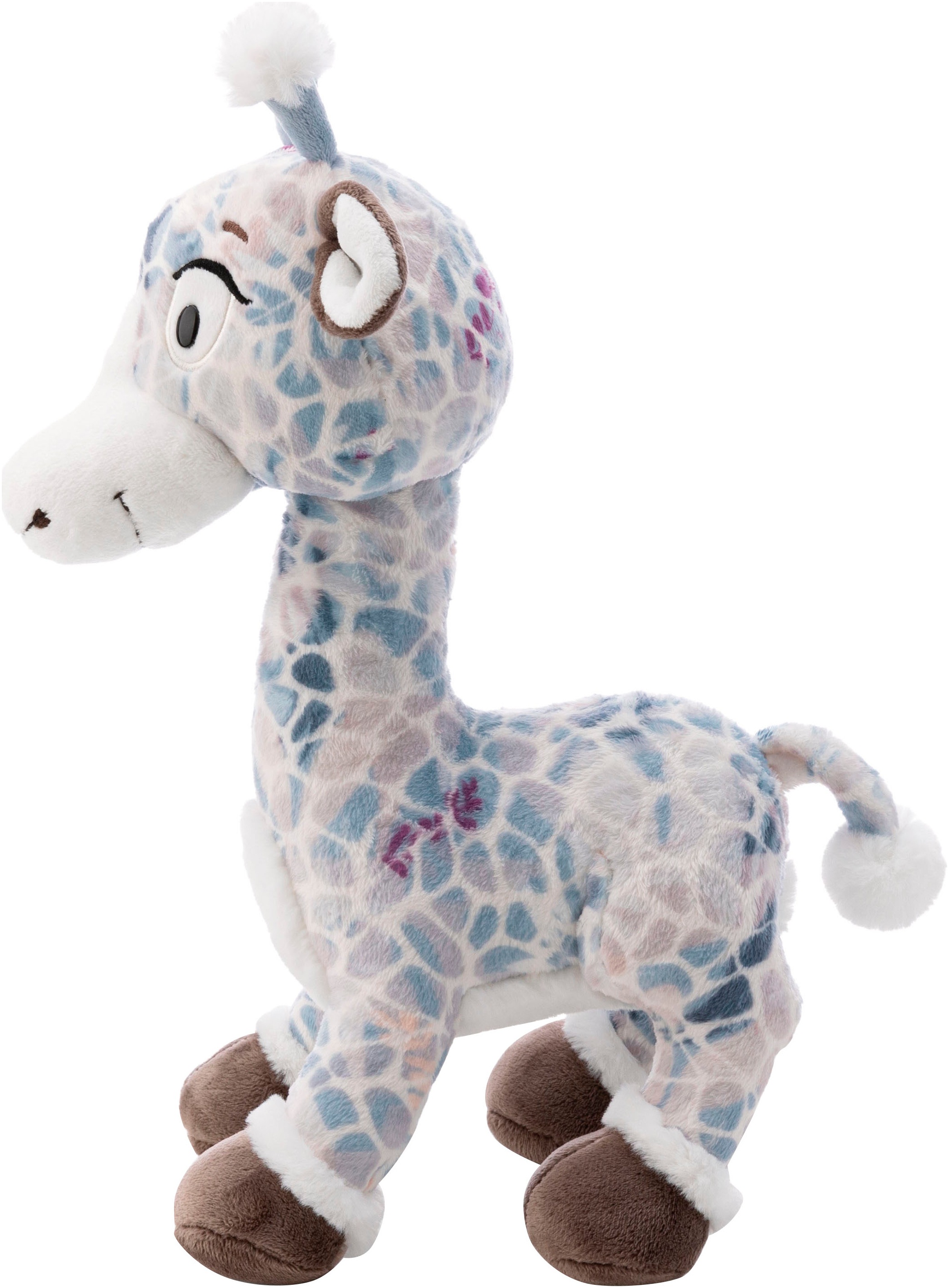 Nici Kuscheltier »Winter, Giraffe Winny Winterfur, 50 cm stehend«, sitzend; enthält recyceltes Material