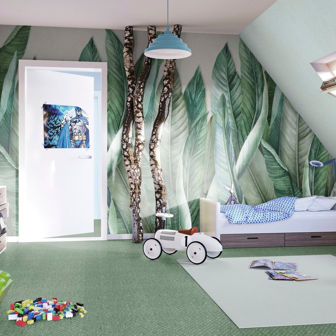 Vorwerk Teppichboden »Passion 1093 (Traffic), Schlinge - Uni Farben, Made in Germany«, rechteckig, 6,3 mm Höhe, Wohnzimmer, Schlafzimmer, Kinderzimmer, Breite 400/500 cm
