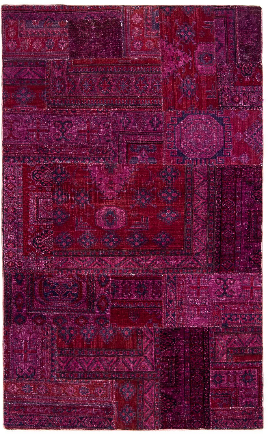 morgenland Wollteppich »Kazak Patchwork 234 x 145 cm«, rechteckig, 6 mm Höh günstig online kaufen