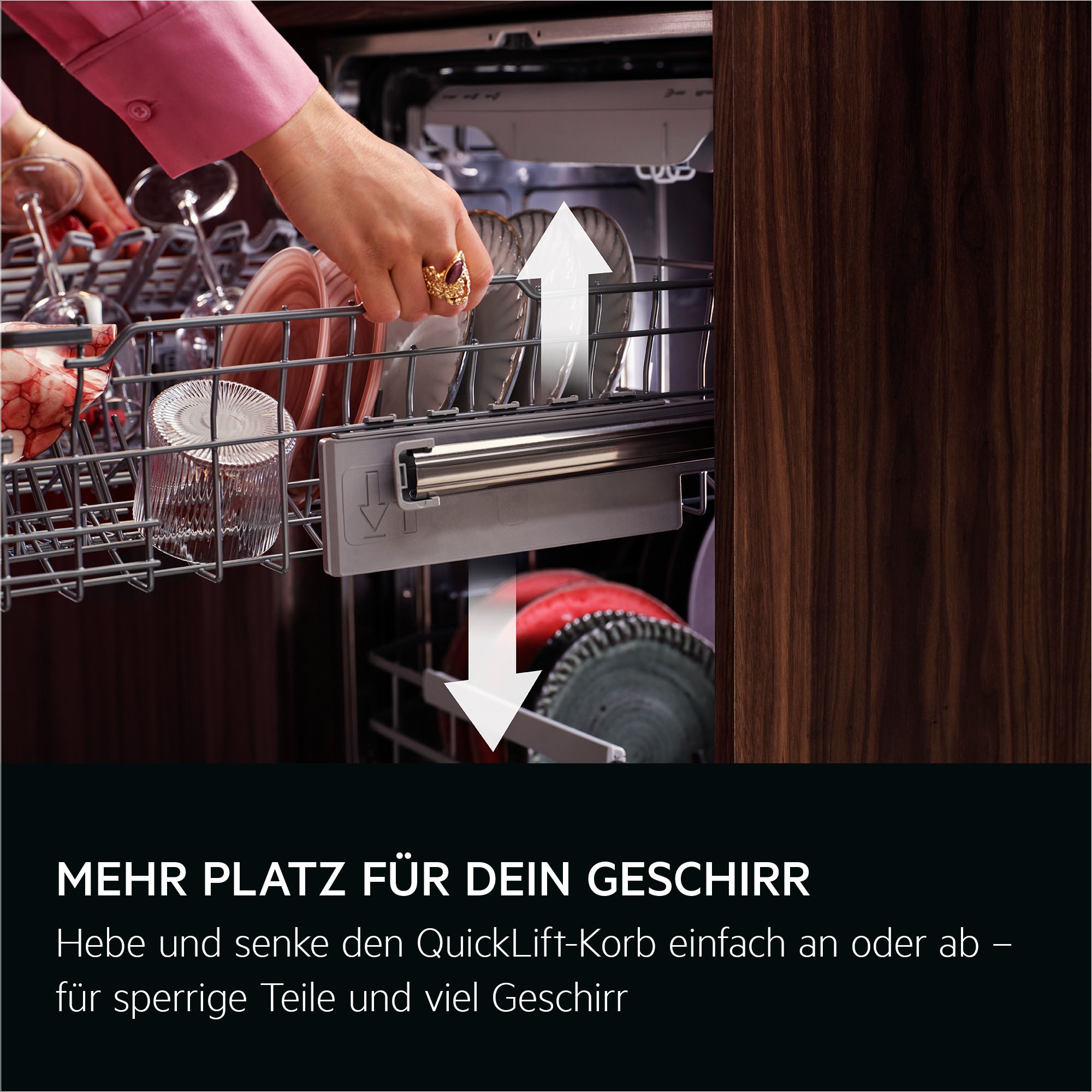 AEG vollintegrierbarer Geschirrspüler »GI9200X2TC« 8,4 l 14 tlg. Maßgedecke Leise Spülmaschine 38 dB kraftvoll gegen Eingebranntes EEK A-10 %