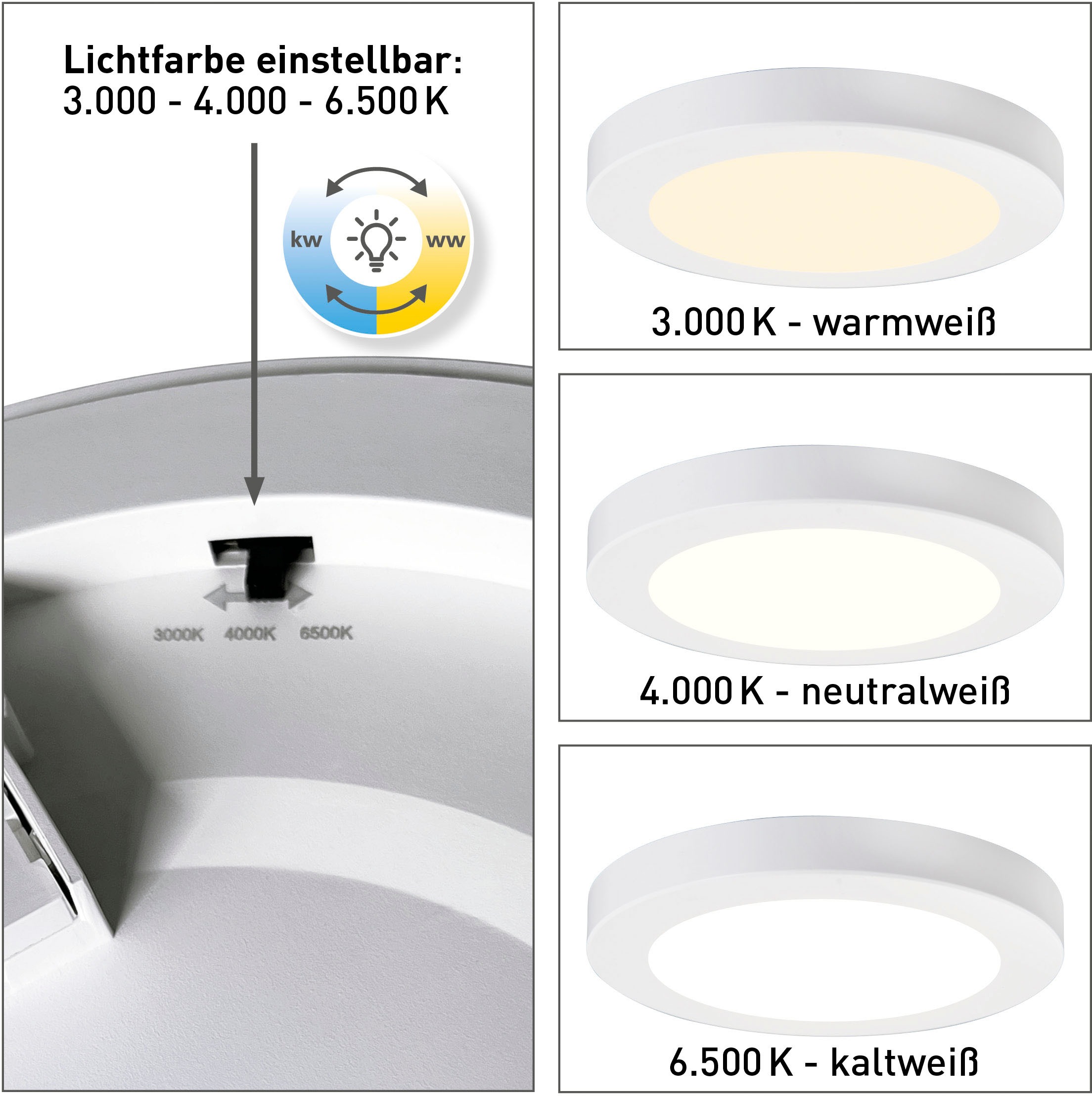 näve LED Deckenleuchte »Bonus«, 1 flammig, Leuchtmittel LED-Modul   LED fes günstig online kaufen