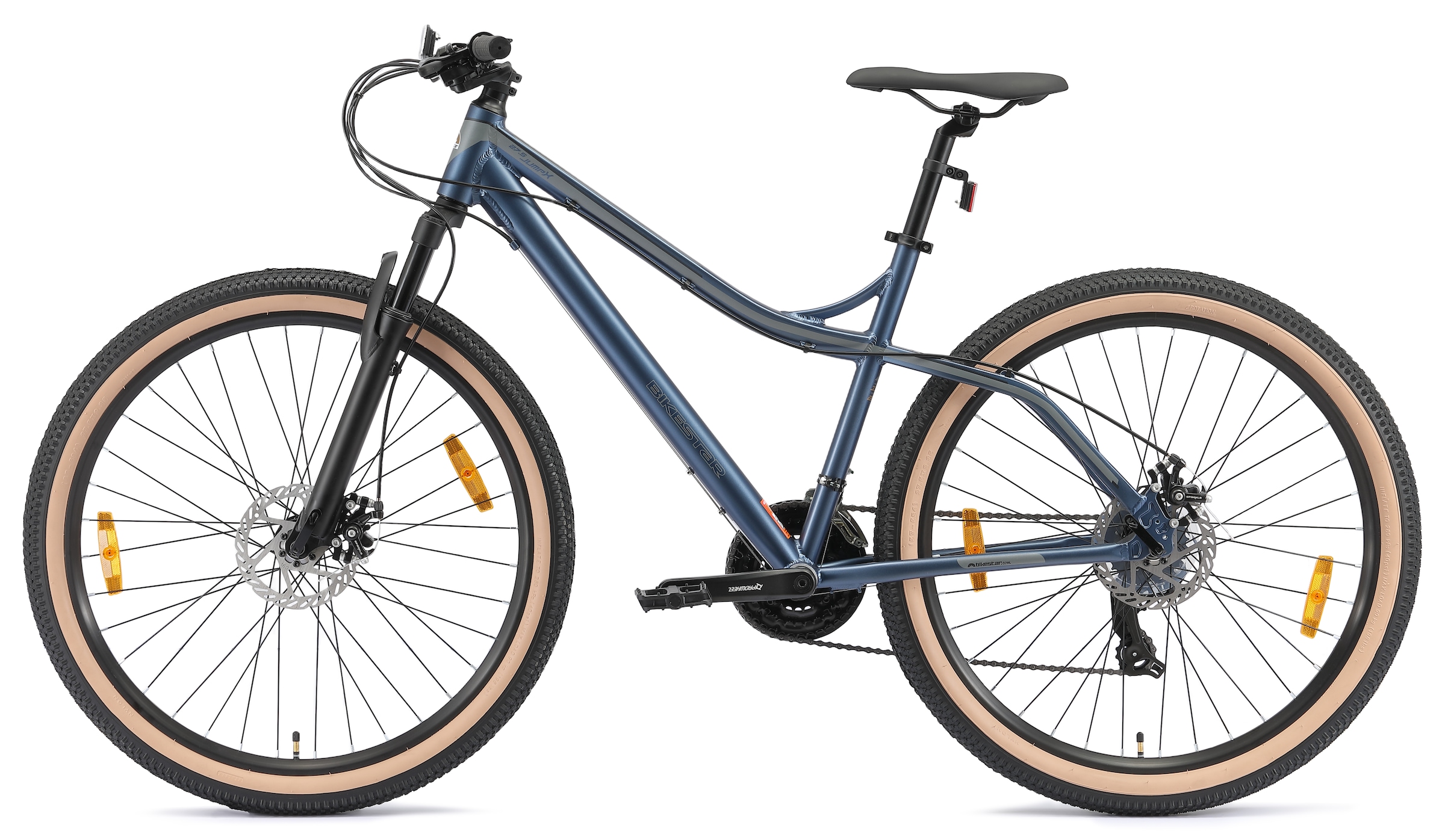 Bikestar Mountainbike 21 Gang Shimano RD-TY300 Schaltwerk Kettenschaltung für Damen und Herren, Kettenschaltung