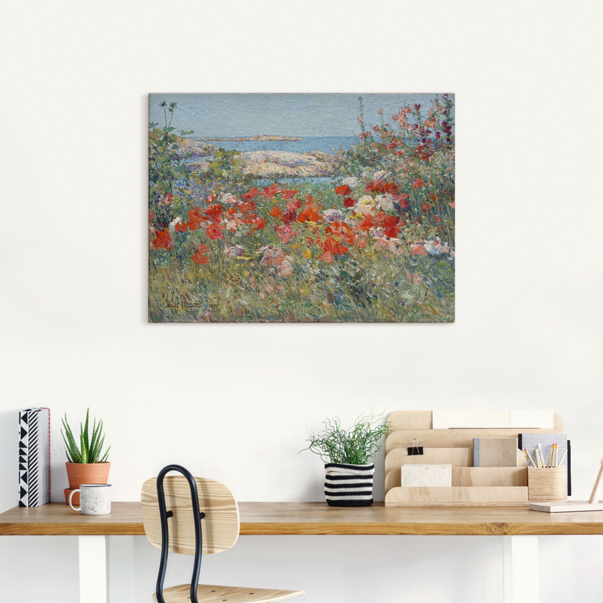Artland Wandbild »Celia Thaxters Garten 1890.« Blumenwiese 1 Stk. tlg. als günstig online kaufen