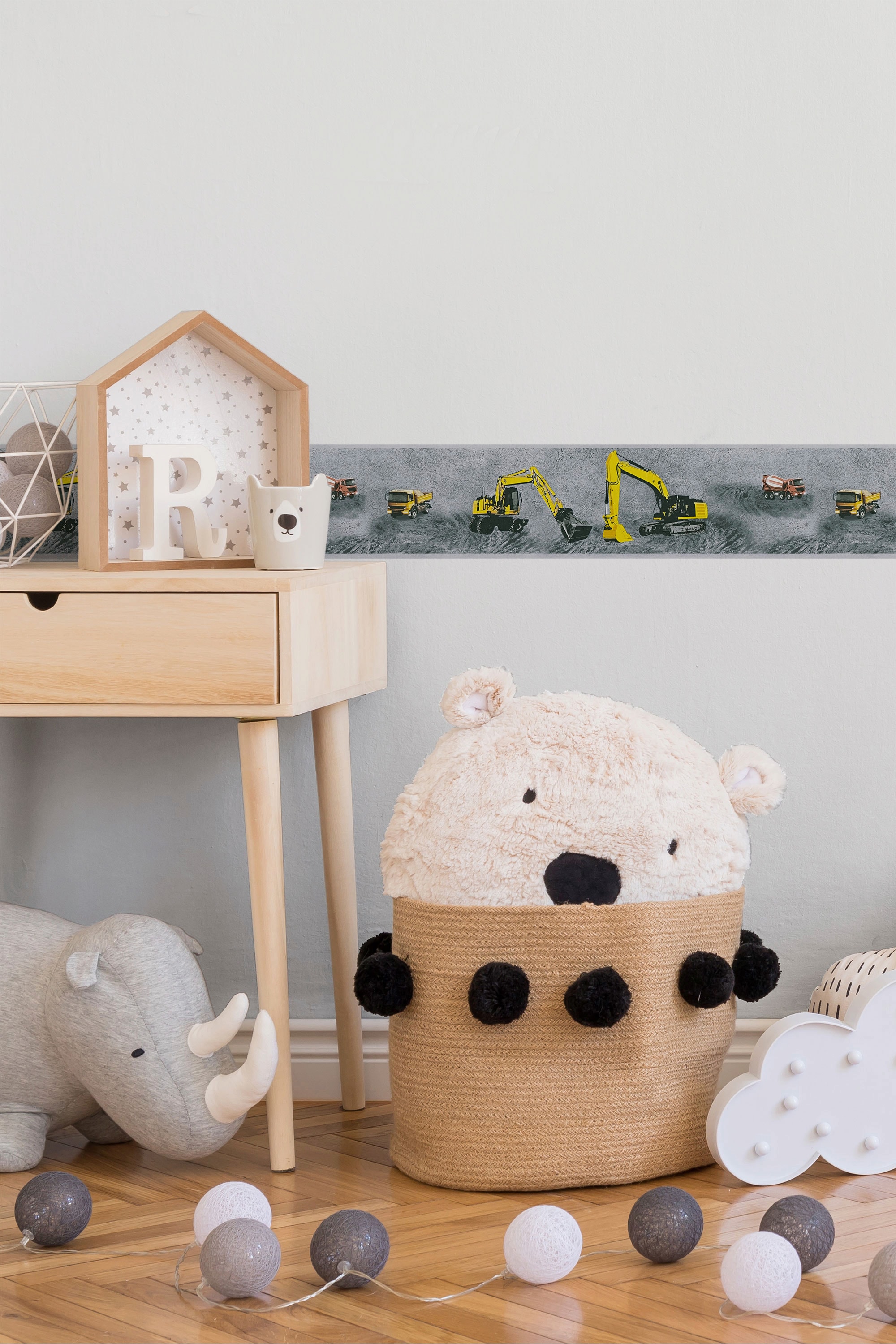 living walls Bordüre »Little Stars«, Motiv-abstrakt-naturalistisch, Tapete Kinder Borte Kinderzimmer Schlafzimmer modern Flur Design Optik