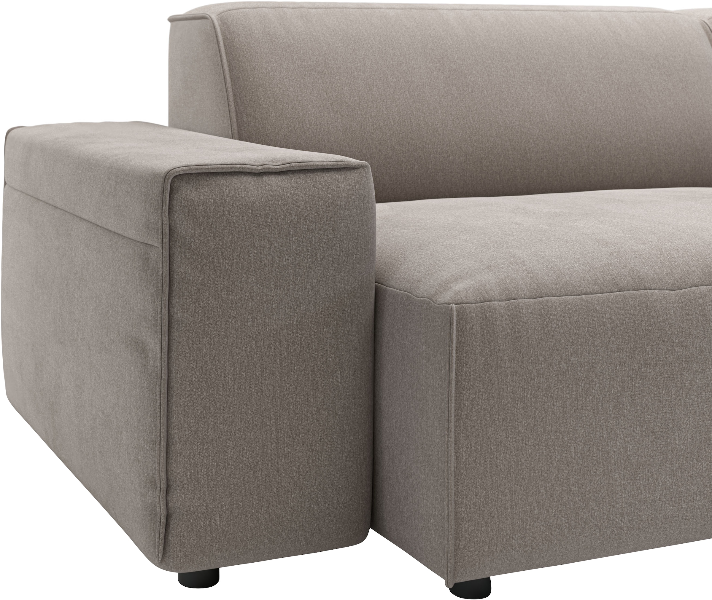 andas Ecksofa »Glimminge auch in Breitcord, Feincord, Bouclé + Easy care-Bezug«, L-Form, Breite 294, Zierkissen