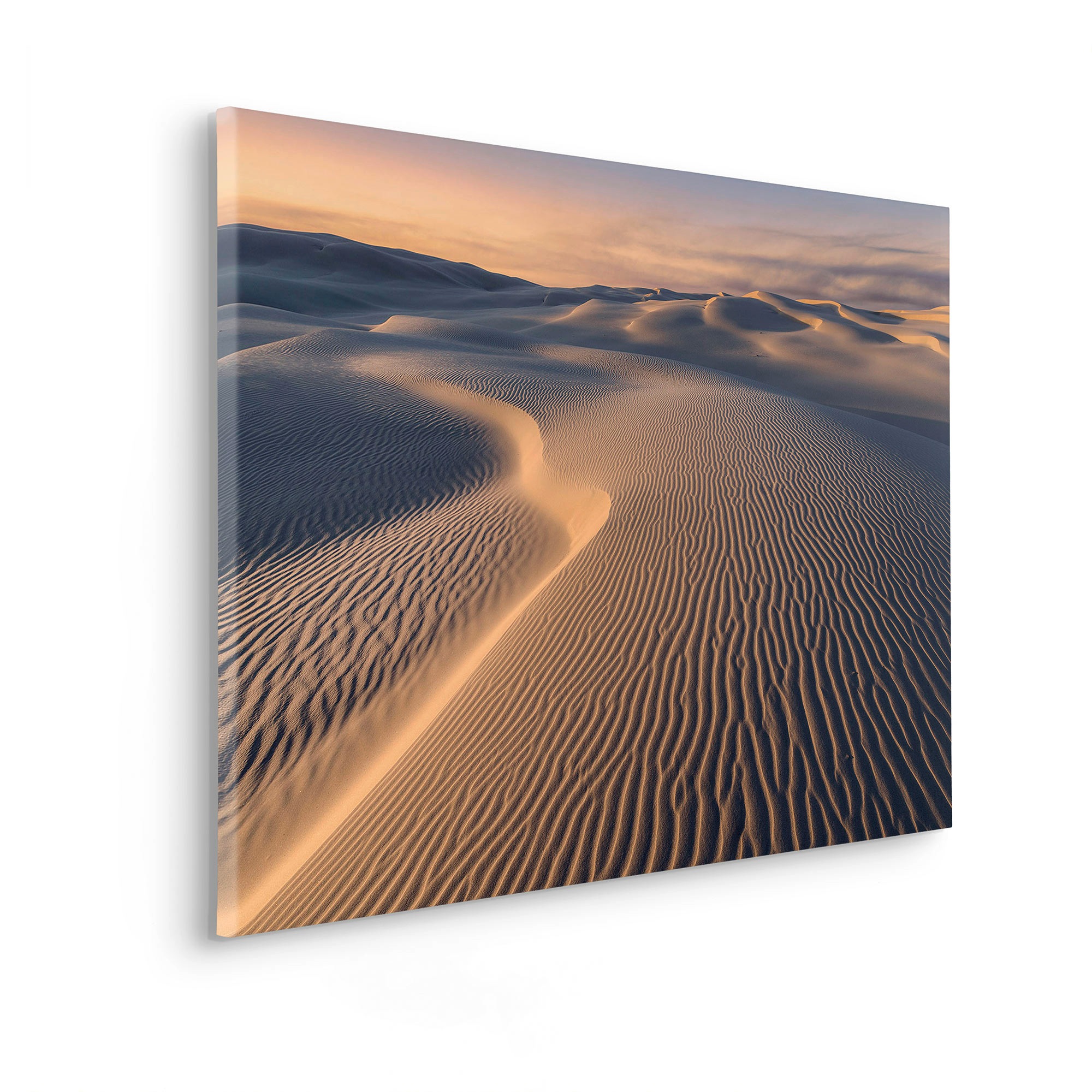 Komar Leinwandbild »Sand Storm - Größe 90 x 60 cm«, Baum-Blätter-Natur-Berg günstig online kaufen