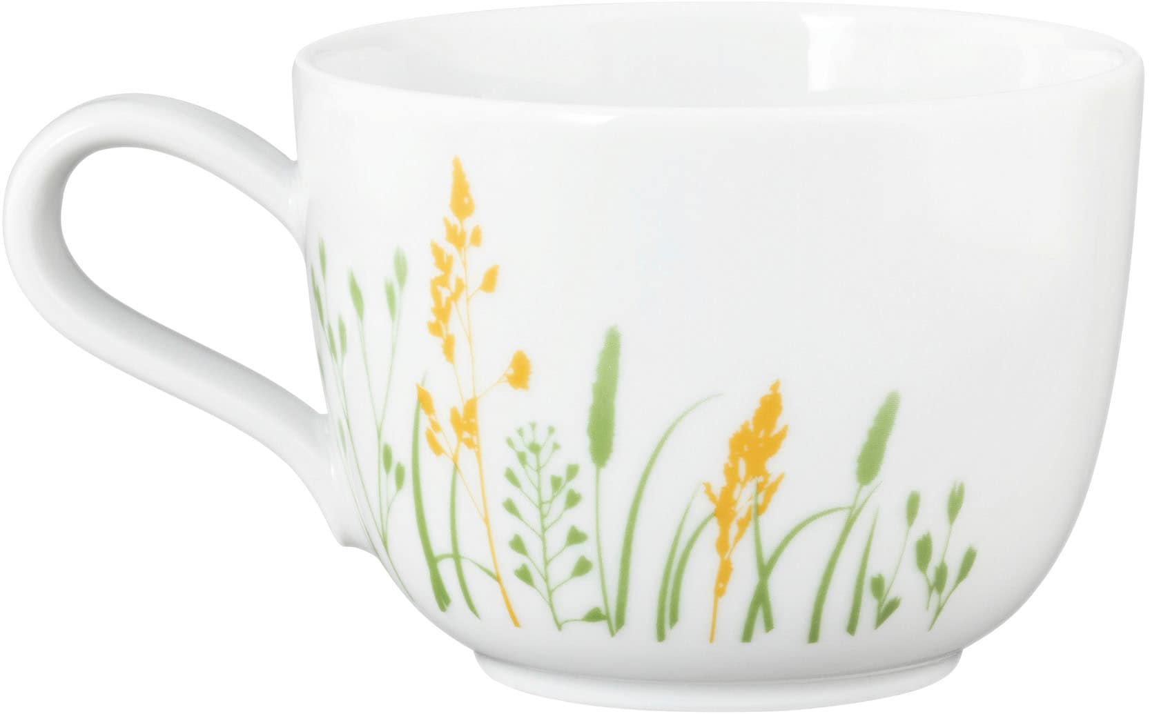 Seltmann Weiden Kaffeeservice »Geschirr-Set, 18 Teile, Liberty Meadow Grasses«, (Set, 18 tlg., 6x Kaffeeobertasse 0,26 l, 6x Kombi-Untertasse, 6x Frühstücksteller), Tassen, Untertassen, Teller, Made in Germany, 18 Teile, für 6 Personen