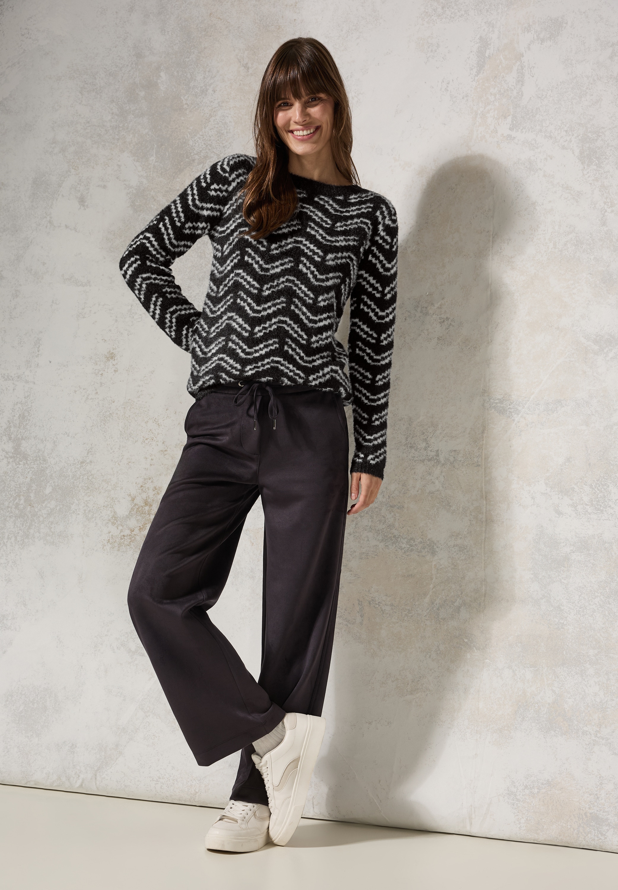 Cecil Strickpullover, mit grafischem Muster