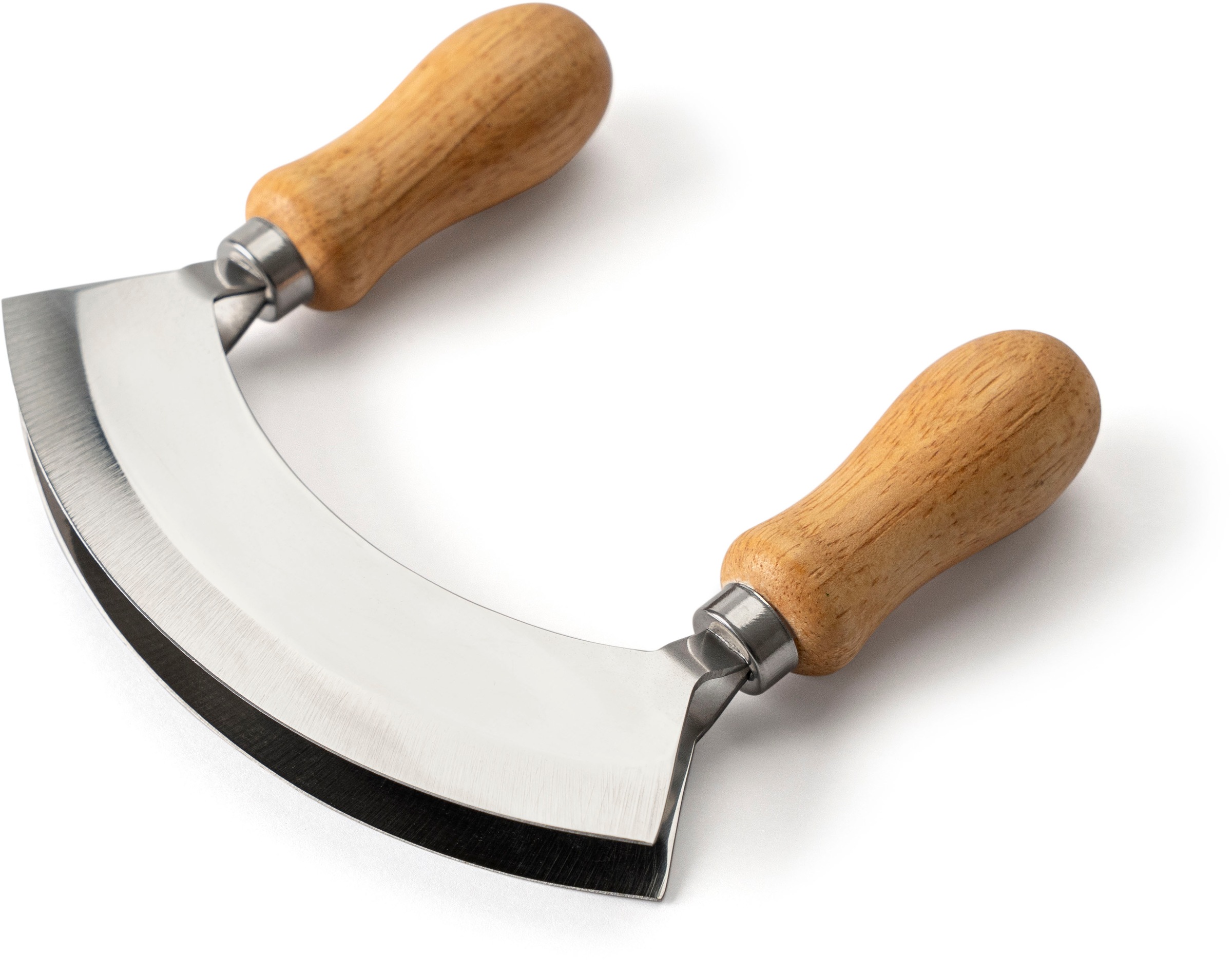 Continenta Schneidebrett »Wiegemesserbrett inkl. Messer« Gummibaumholz, 22,5x22,5x2,8 cm