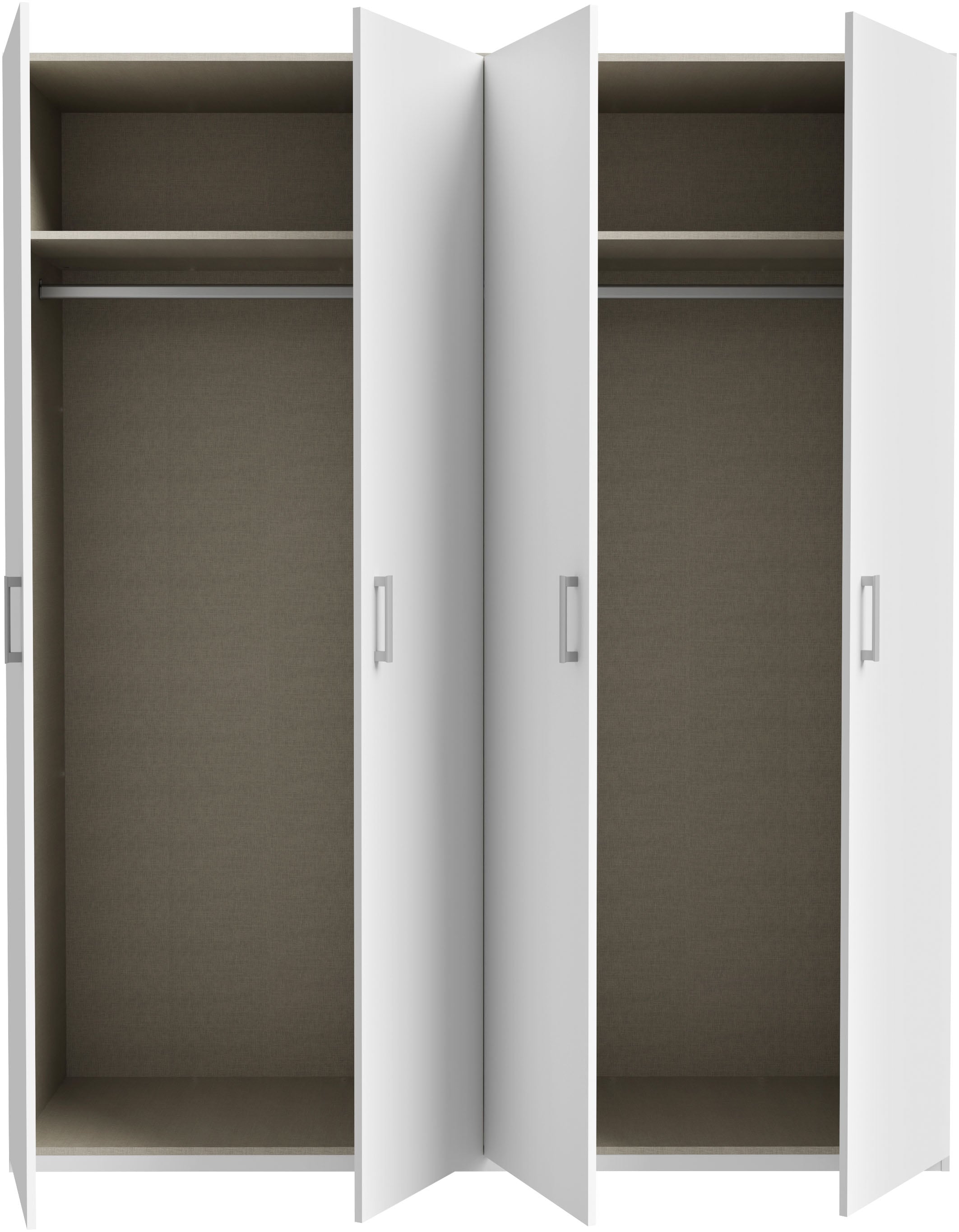 FORTE Drehtürenschrank, Drehtürenschrank, Stauraum, Zubehör optional bestellbar